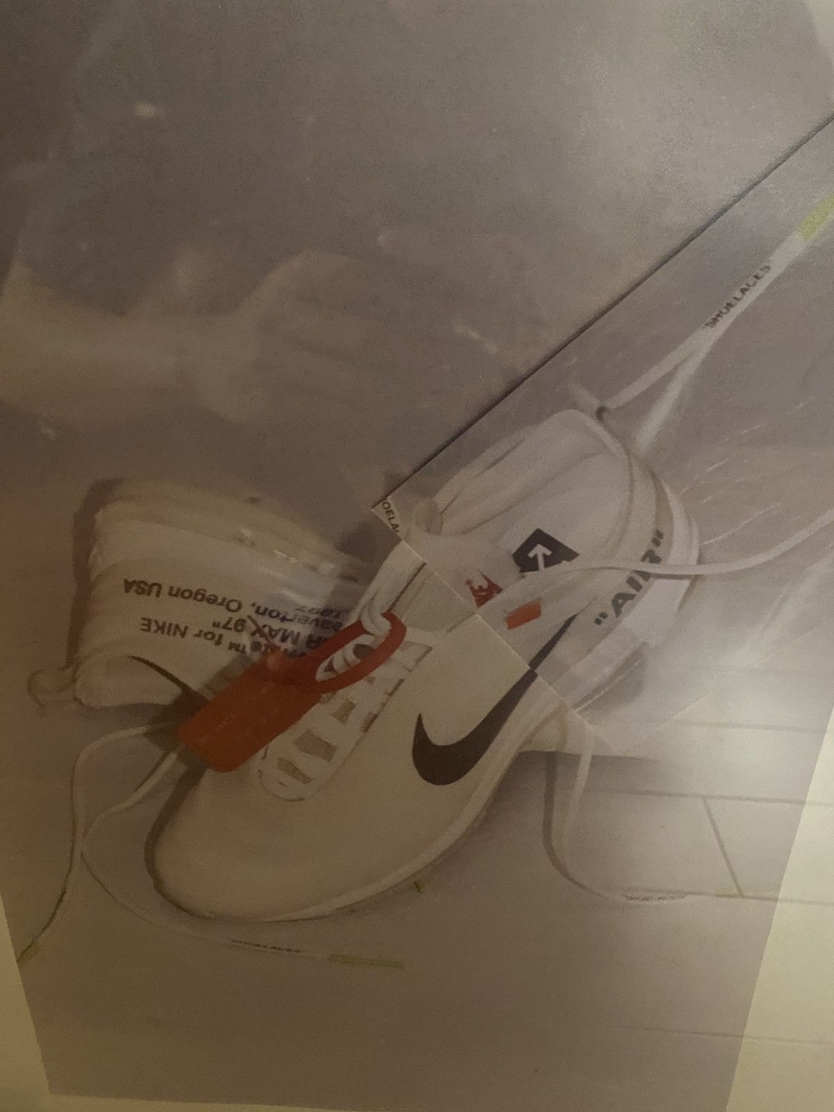 Nike × Off-White RARE Nike Off White The Ten RSVP Gallery Poster Size ONE SIZE - 4 Thumbnail
