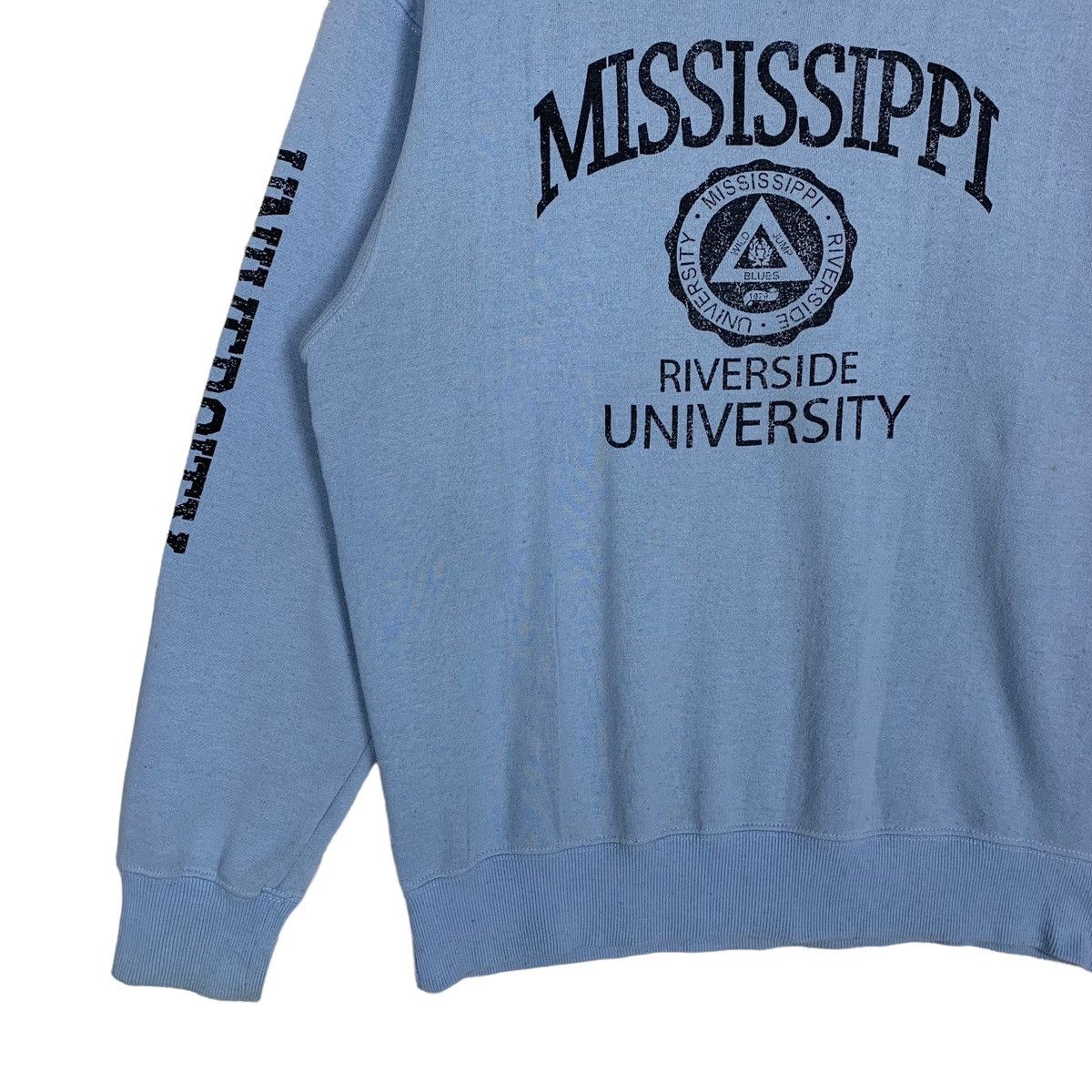 Japanese Brand Vintage Missisipi Reverside University JapanBrand Sweatshirt Size US L / EU 52-54 / 3 - 2 Thumbnail