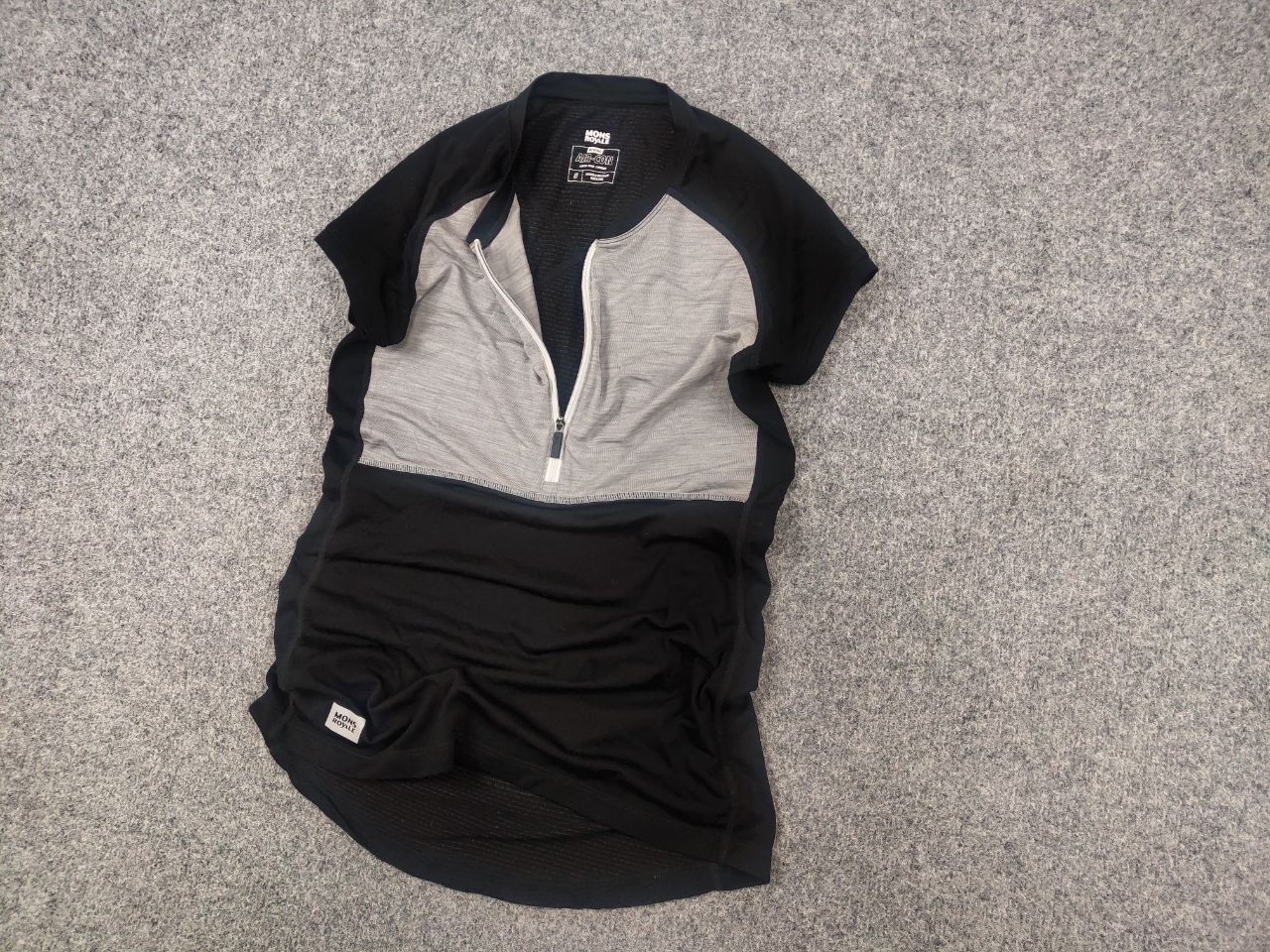 Icebreaker Mons Royale merino Wool air con thermal T-shirt short zip Size US S / EU 44-46 / 1 - 3 Thumbnail