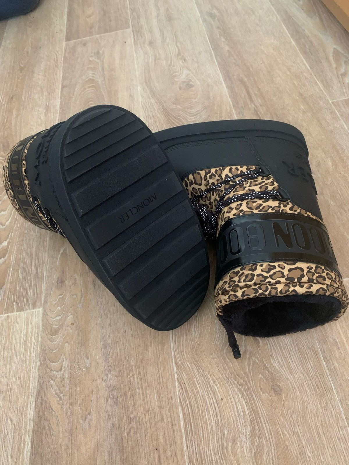 Moncler Moncler x Palm Angels x MoonBoots Leopard Fur Boots Sz.35/36 Size US 6 / IT 36 - 2 Thumbnail