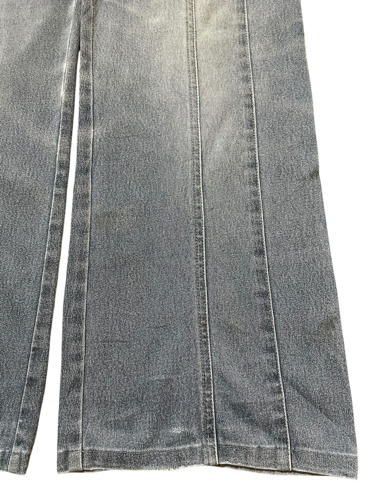 Japanese Brand Vintage Japanese Brand Blue Faded Wash Wide Leg Baggy Jeans Size US 30 / EU 46 - 8 Thumbnail