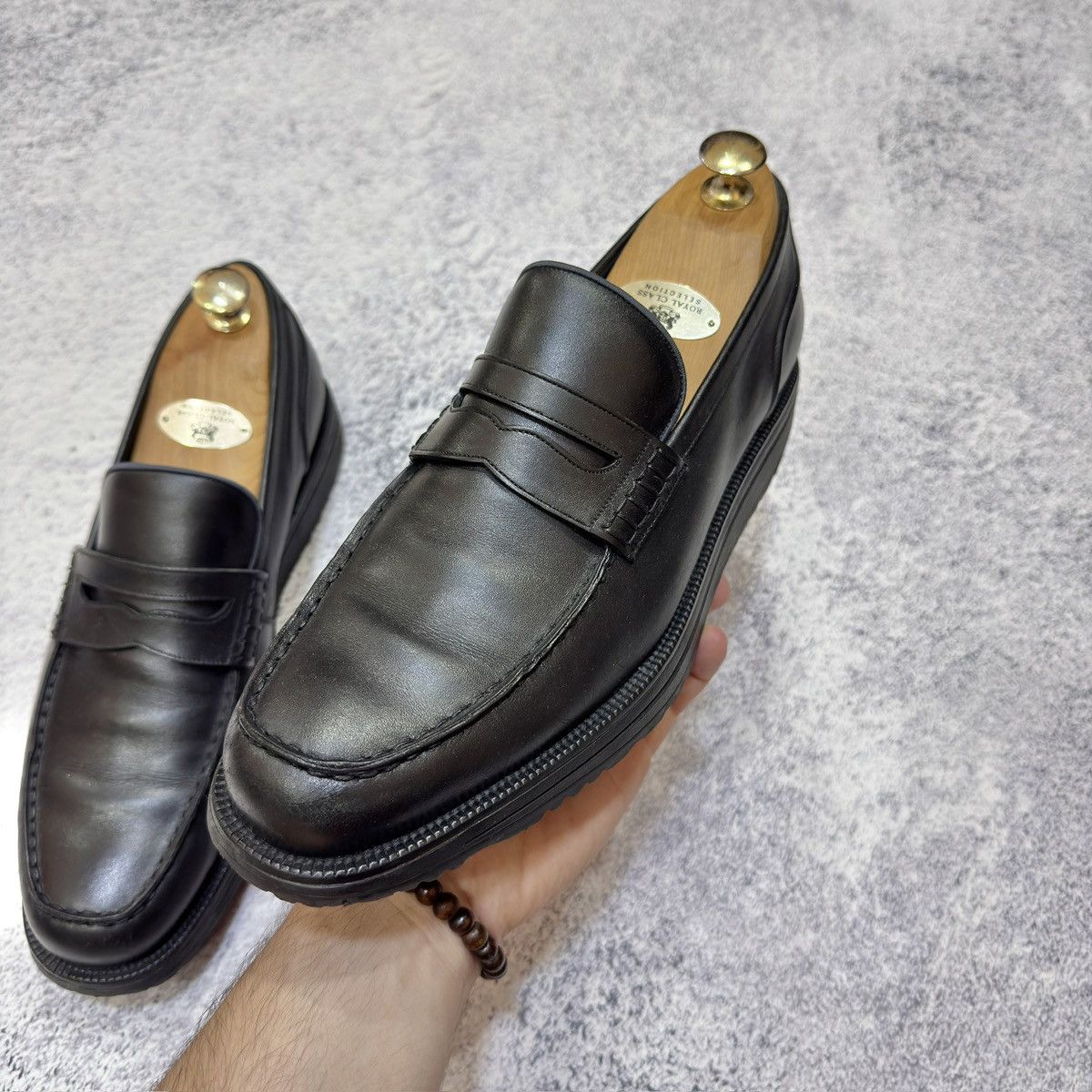 Bally Bally Bardony Black Leather Penny Loafers US9 UK8E EU42.5 Size US 9 / EU 42 - 7 Thumbnail