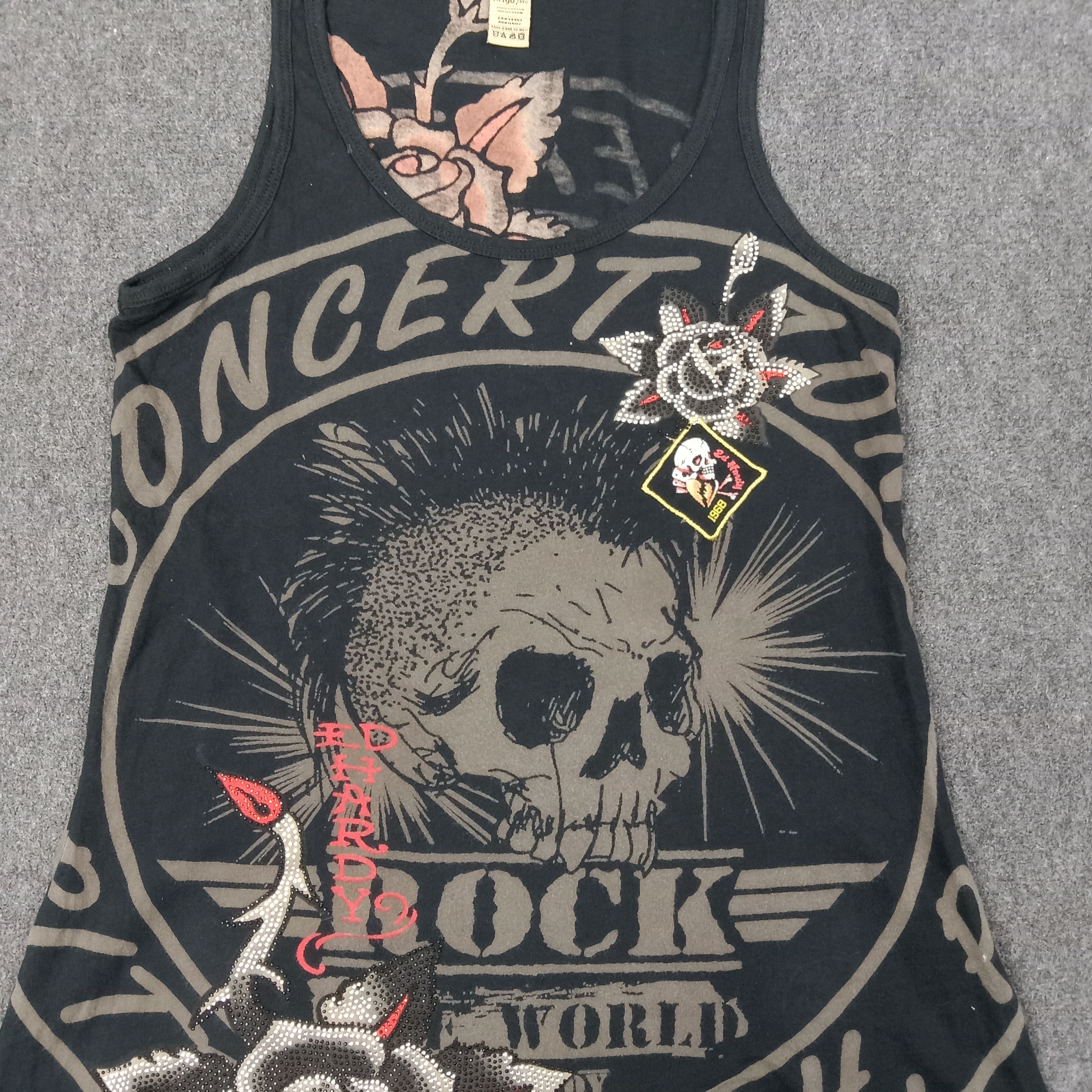Ed Hardy Ed Hardy by Christian Audiger Rock Tank Top C249N27 Size US S / EU 44-46 / 1 - 2 Thumbnail