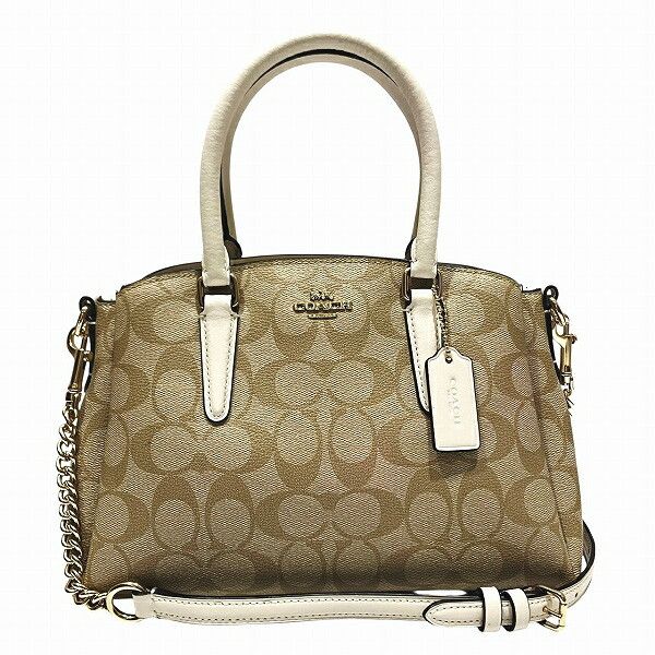 Coach Coach Coach Signature PVC 2way bag Plastic / Synthetic Shoulder ...