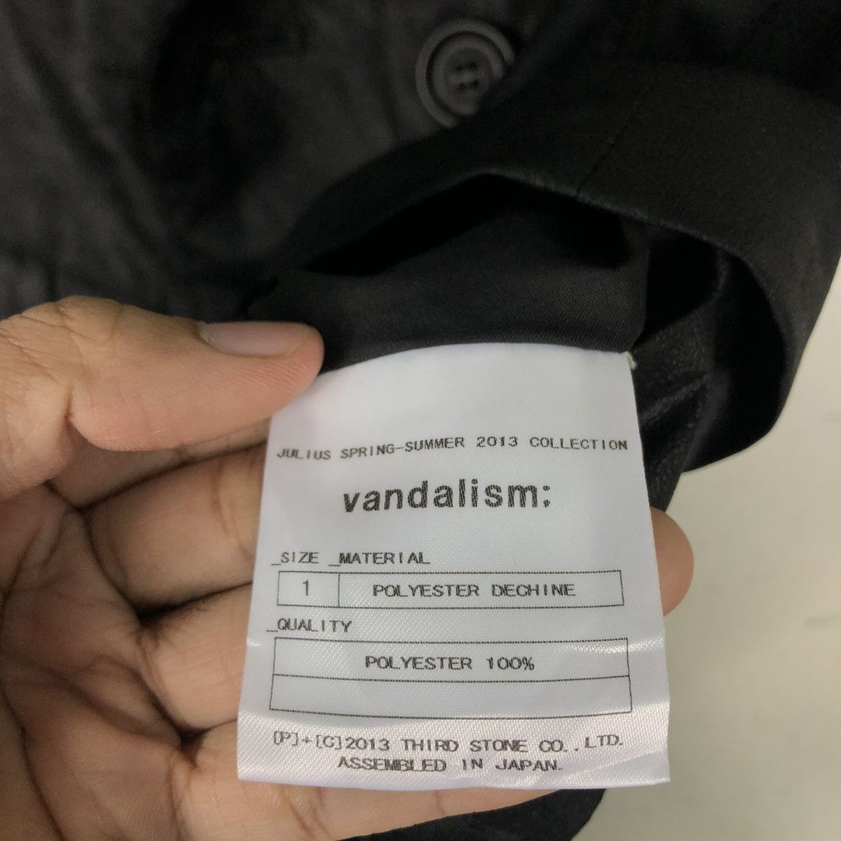 Julius 🔥RICH BLACK JULIUS SPRING-SUMMER 2013 COLLECTION VANDALISM Size US S / EU 44-46 / 1 - 20 Thumbnail