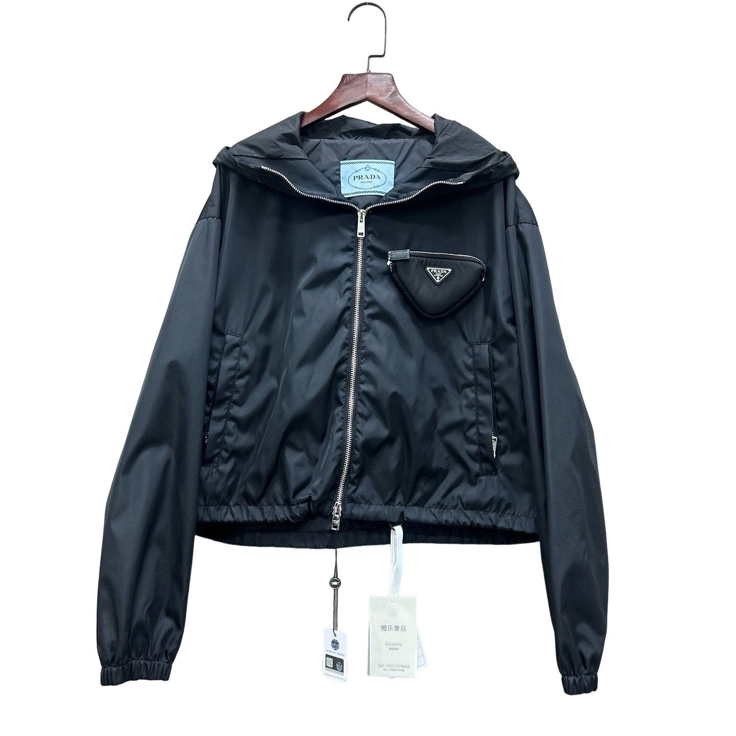 Prada Prada Re-Nylon Hooded Jacket Size 40 Size S / US 4 / IT 40 - 1 Thumbnail