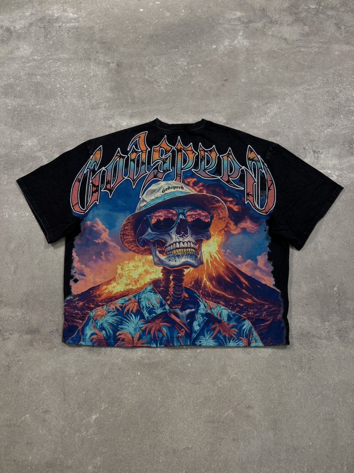 Godspeed Godspeed Natural Disaster Tee, Washed Black Size US S / EU 44-46 / 1 - 1 Thumbnail