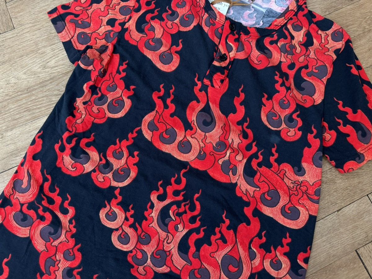 John Galliano Galliano Fire Flame T-Shirt S Size US S / EU 44-46 / 1 - 3 Thumbnail