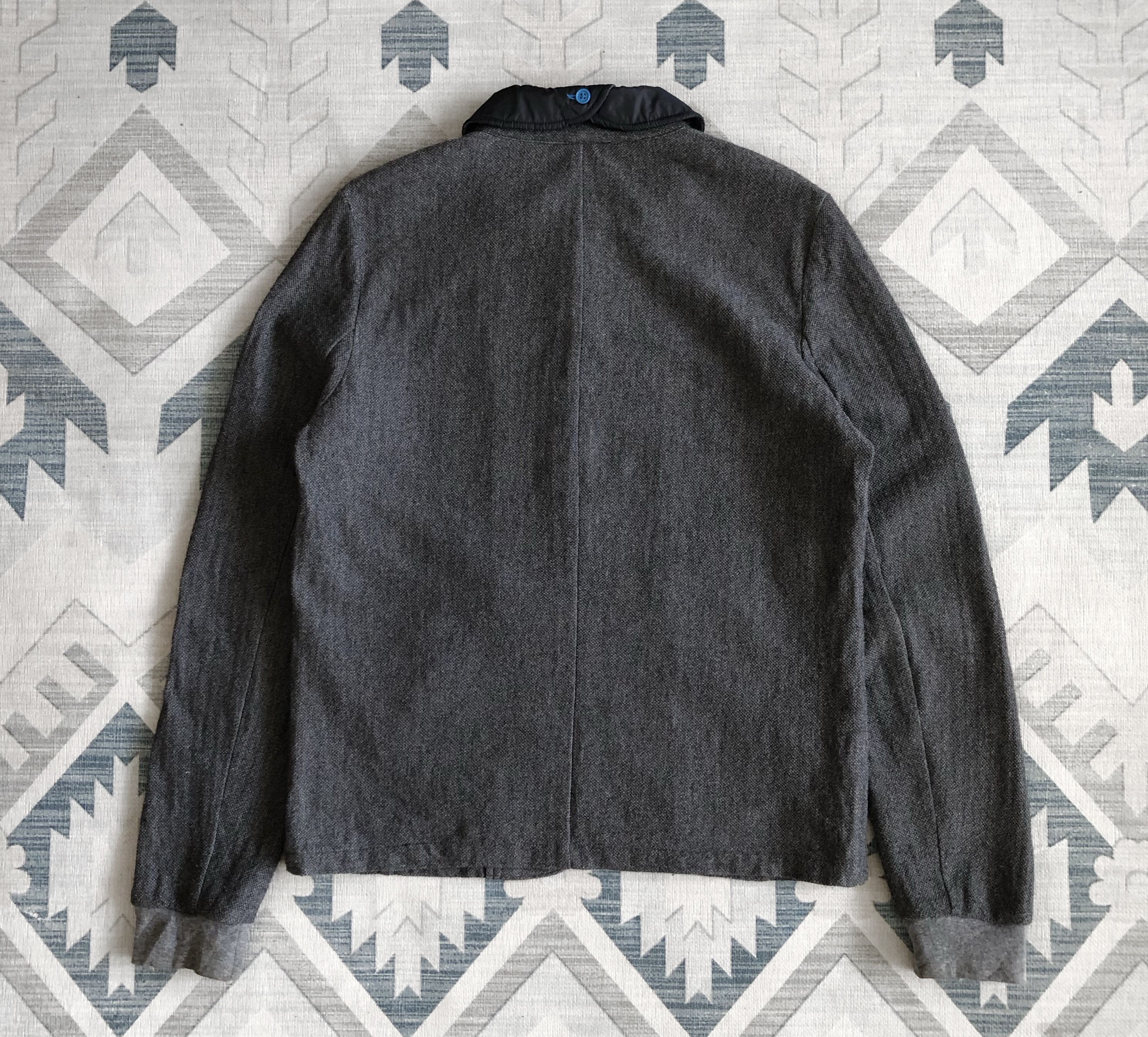 Frapbois × Issey Miyake AW11 FRAPBOIS ISSEY MIYAKE BUTTONBACK COLLAR JACKET Size M / US 6-8 / IT 42-44 - 3 Thumbnail