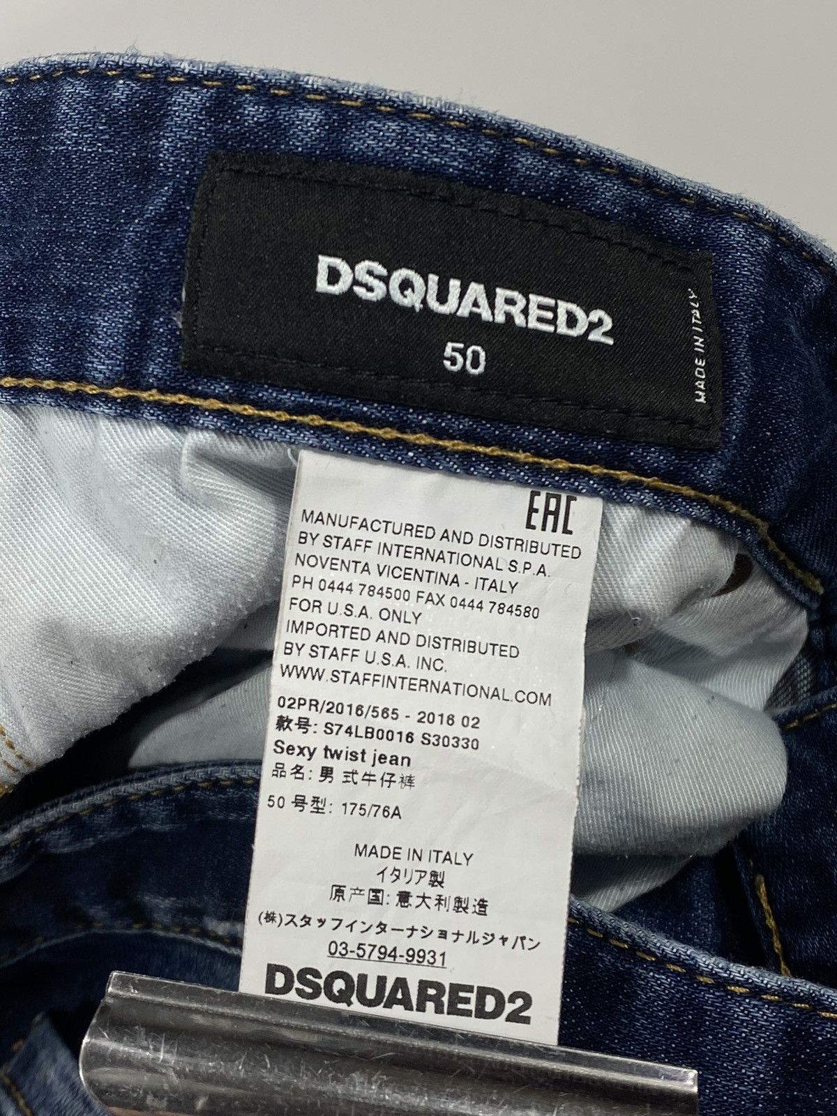 Dsquared2 Dsquared D2 Sexy Twist Jeans Distressed 3D Ripped Pants Size US 32 / EU 48 - 13 Thumbnail
