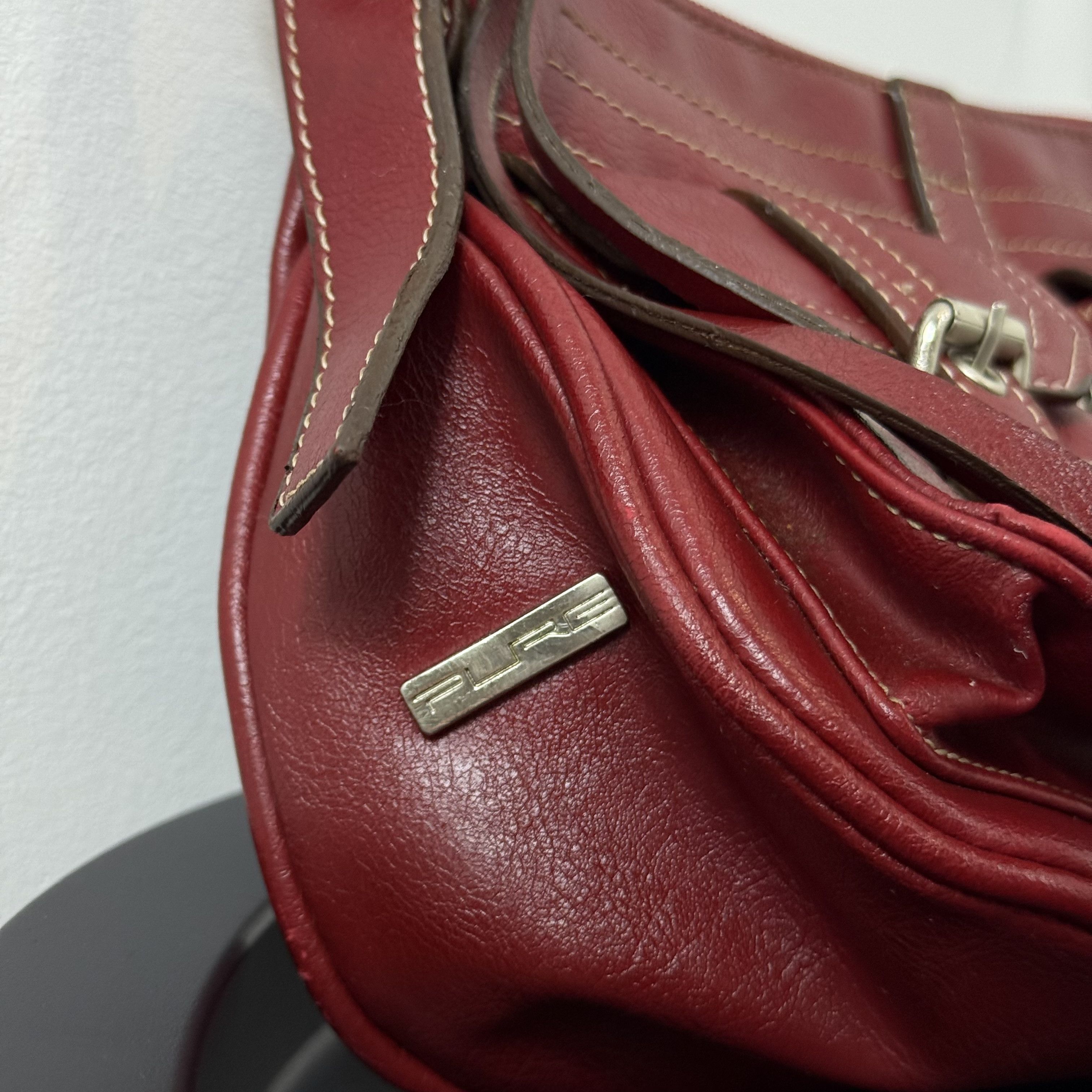 Vintage Vintage PURE Red Women's Shoulder Cargo Bag Size ONE SIZE - 4 Thumbnail