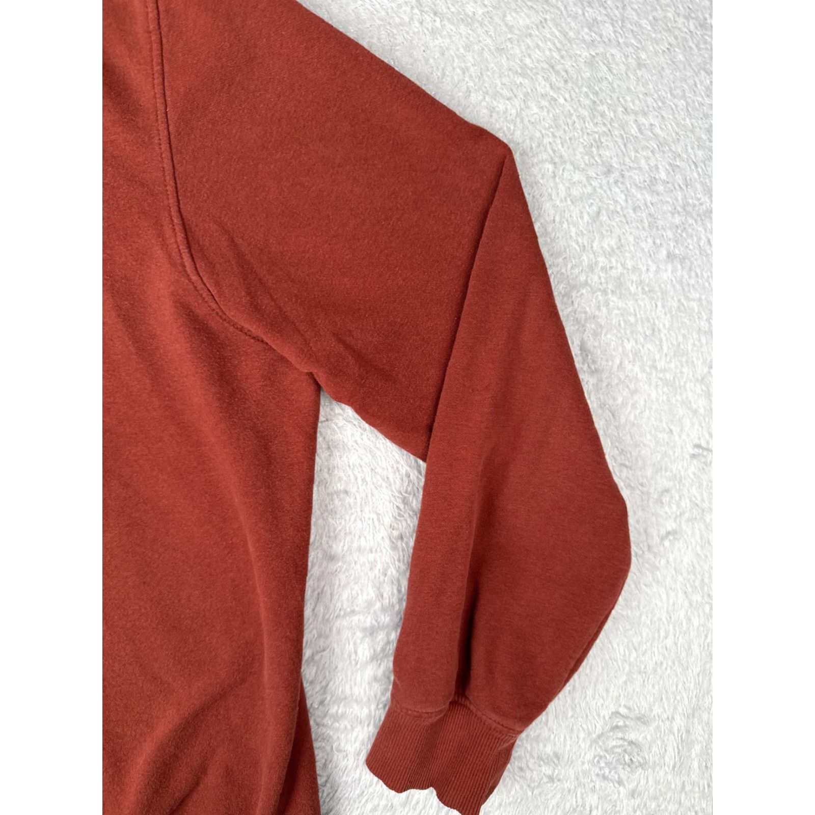 The North Face The North Face Sweatshirt Mens XL Rust Red Quarter Snap Fleece Pullover Logo Size US XL / EU 56 / 4 - 2 Thumbnail