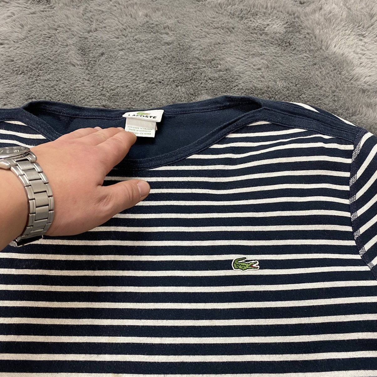 Japanese Brand × Lacoste Vintage Lacoste Sweater Striped Mini Logo Avant Garde Luxury Size US M / EU 48-50 / 2 - 11 Thumbnail
