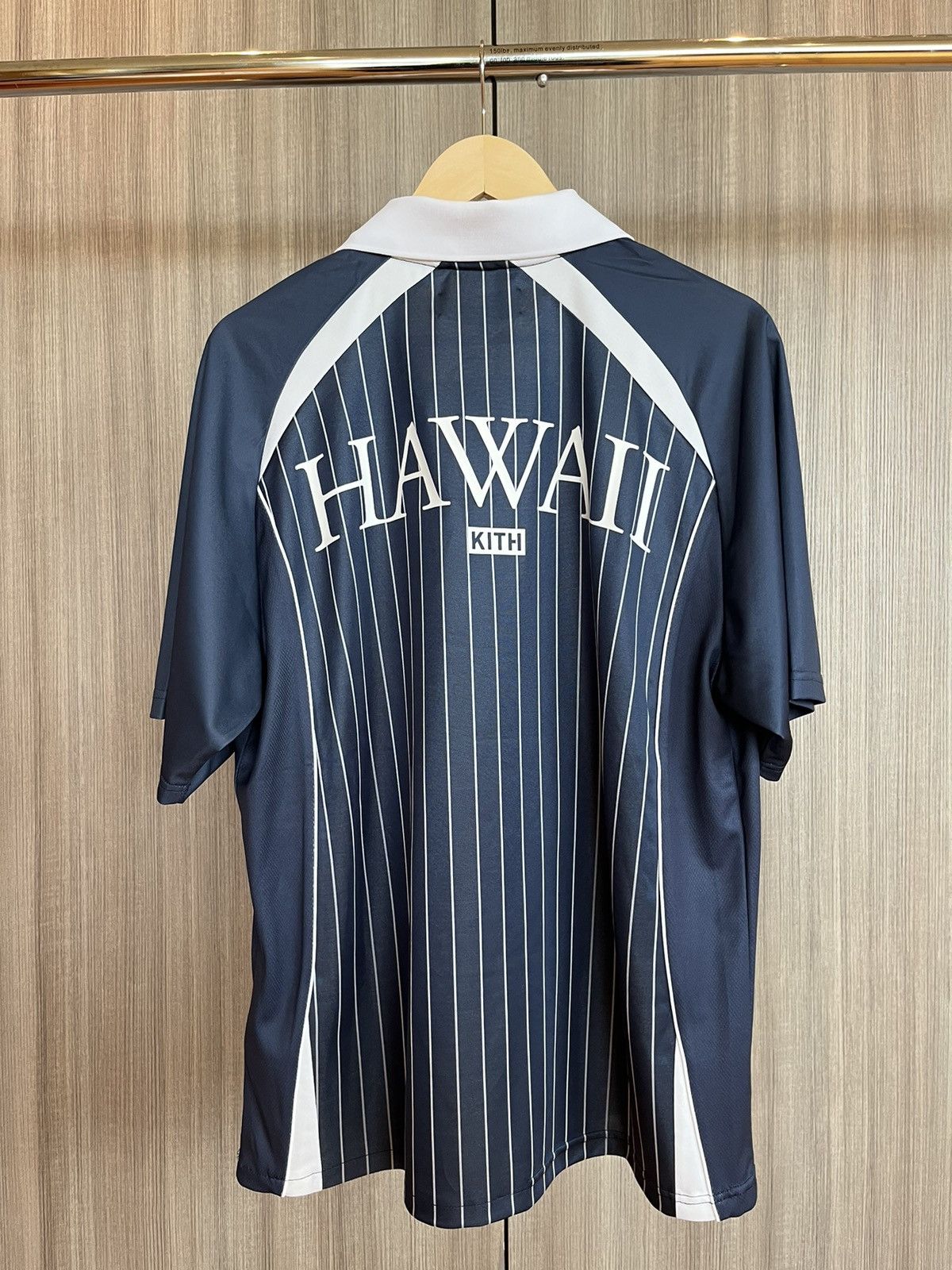 Kith Kith Hawaii Ripple Navy White Soccer Jersey Size US L / EU 52-54 / 3 - 5 Thumbnail