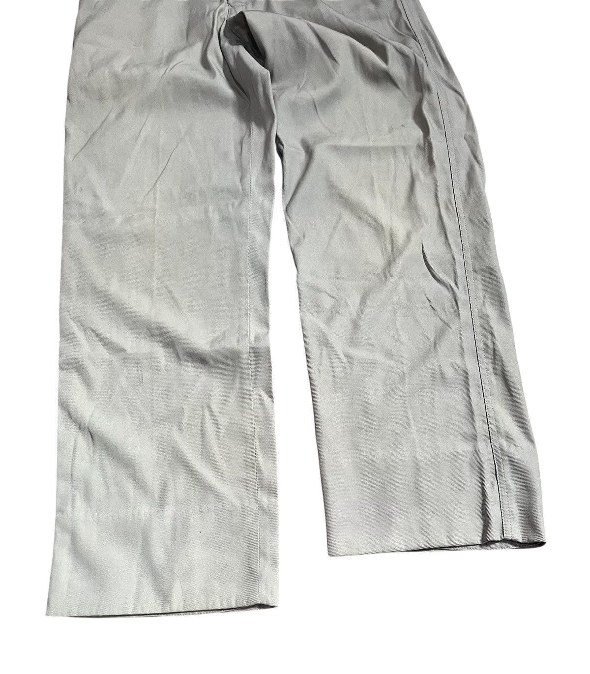 Issey Miyake TAX FREE 🇺🇸 issey miyake men belted cream straight trousers Size US 29 - 3 Thumbnail