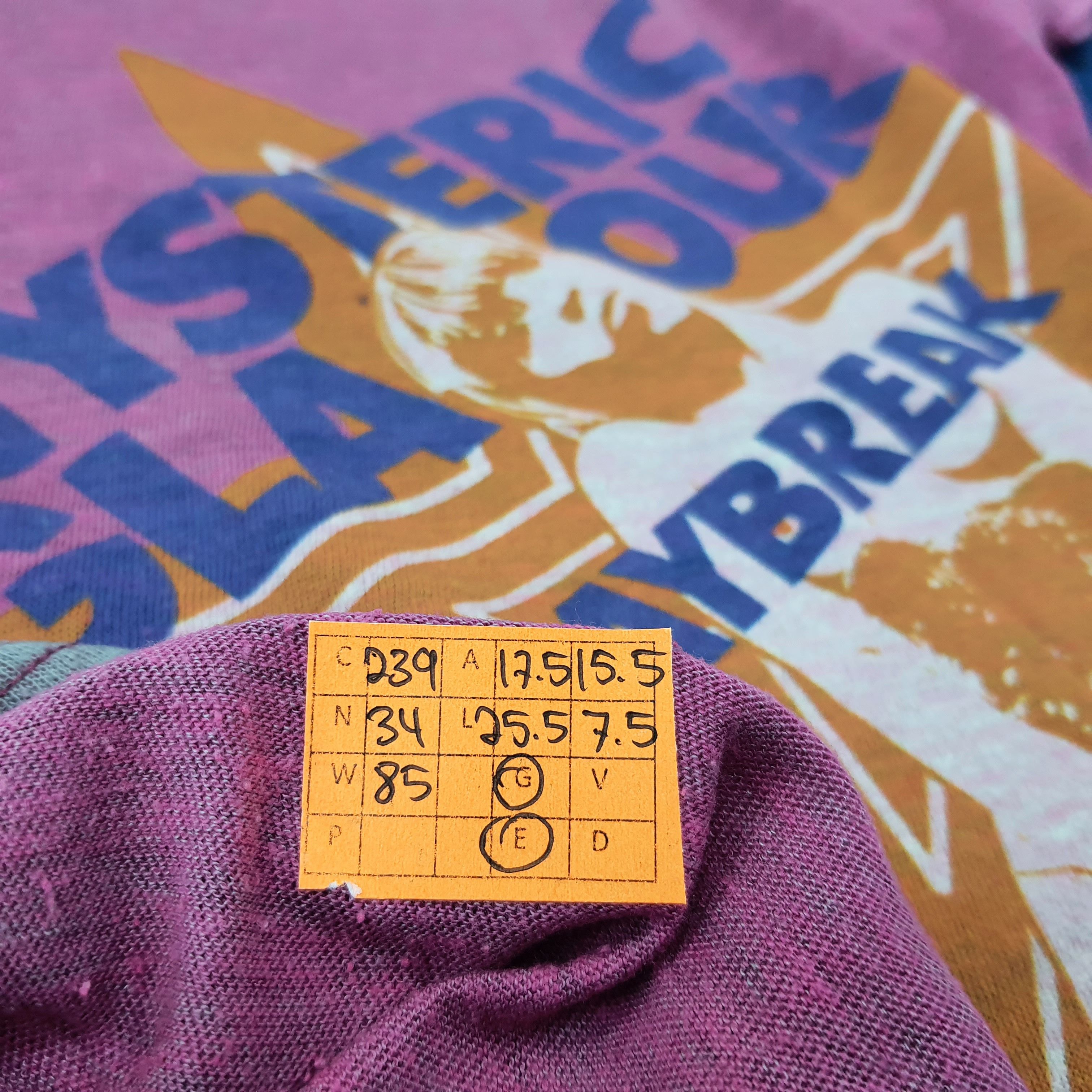 Hysteric Glamour Vintage Hysteric Glamour Daybreak Women Japan Tshirt C239N34 Size S / US 4 / IT 40 - 8 Thumbnail