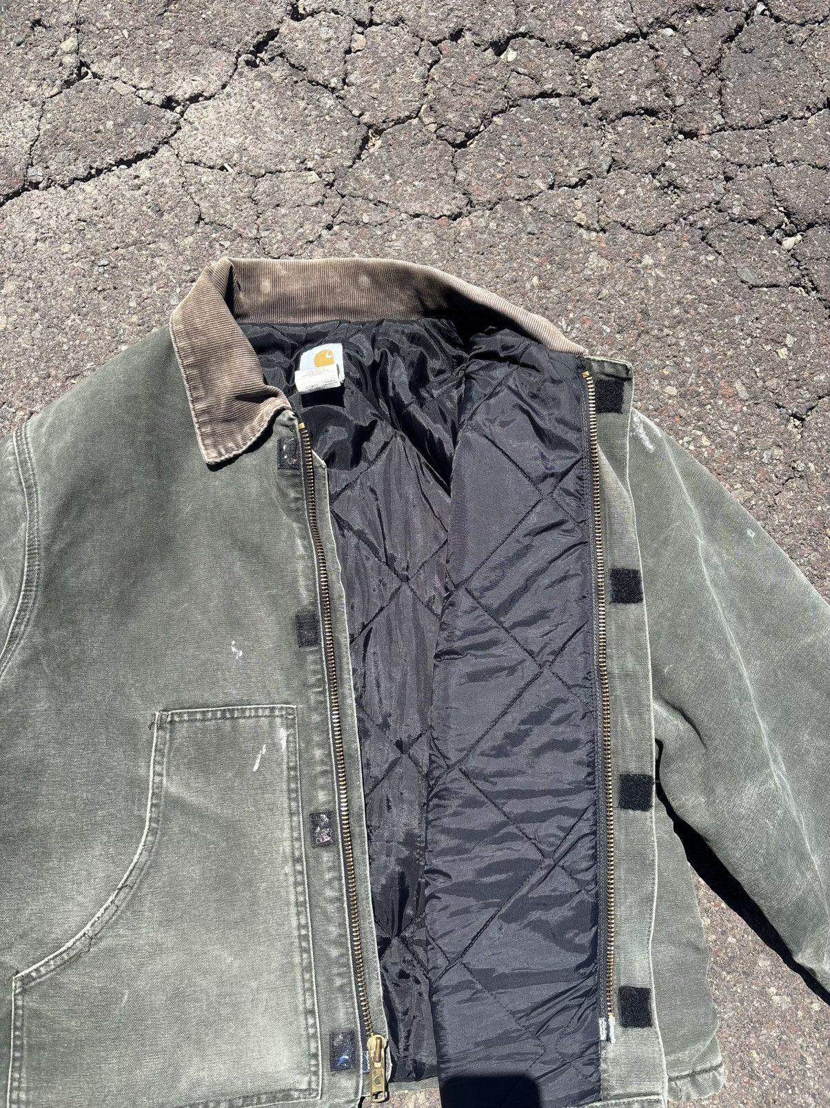 Carhartt J22 MOS Carhartt Big Logo Arctic/Chore Jacket Size US XXL / EU 58 / 5 - 15 Thumbnail