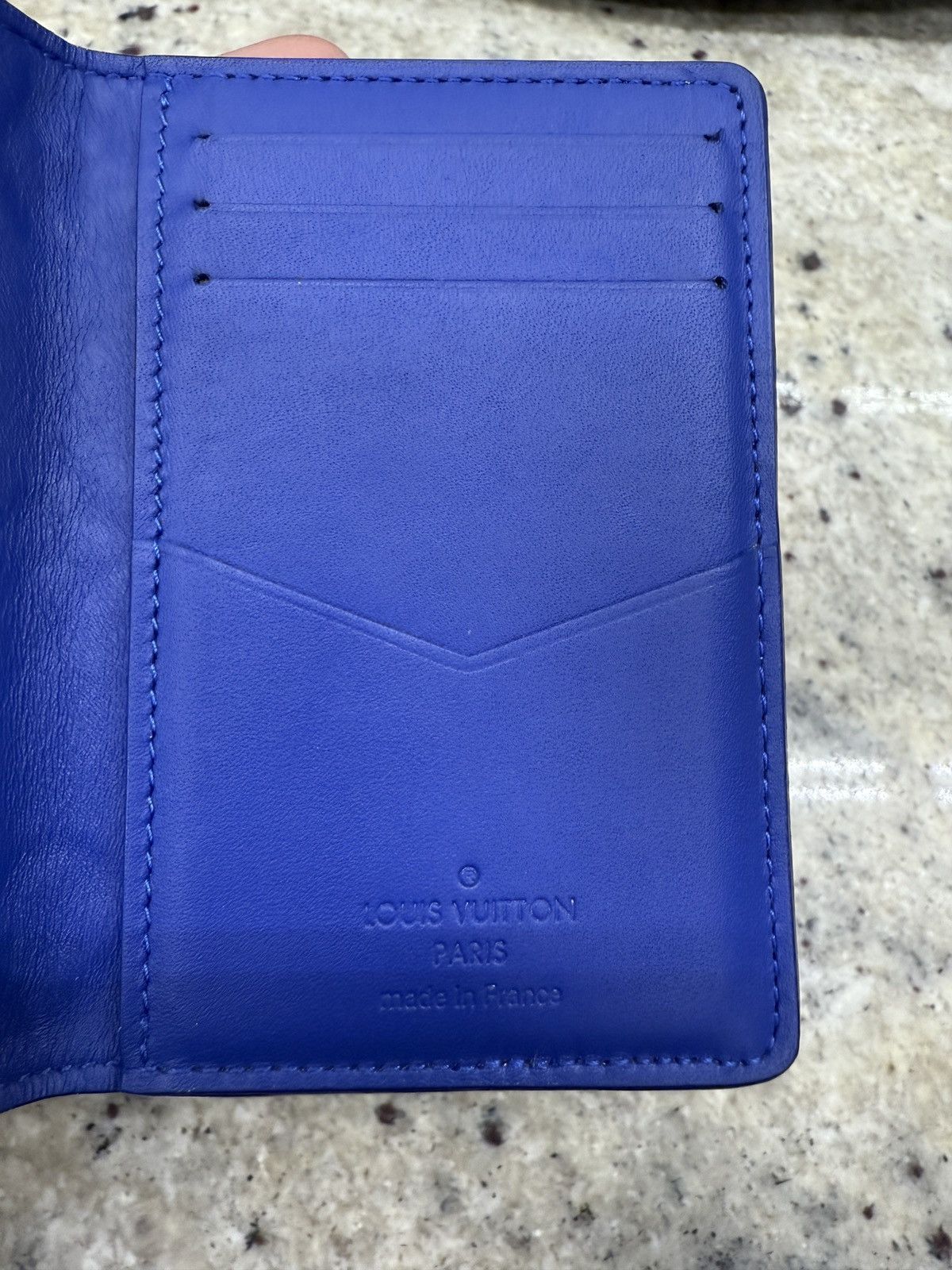 Louis Vuitton Louis Vuitton Navy Blue Monogram Card Holder Size ONE SIZE - 5 Thumbnail
