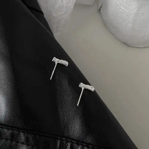 Japanese Brand 100%silver 925 vintage tree stump ear stud Size ONE SIZE - 3 Thumbnail