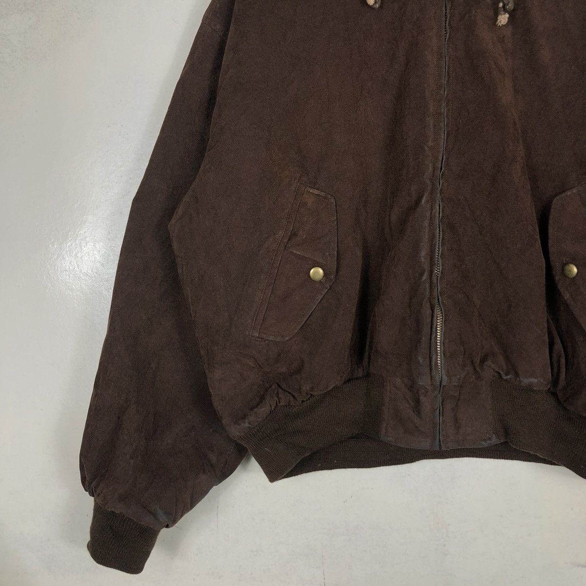 Japanese Brand 📌VINTAGE BIKER BOMBER JACKET PASSAGE CLUB ISSEY MIYAKE Size US M / EU 48-50 / 2 - 6 Thumbnail
