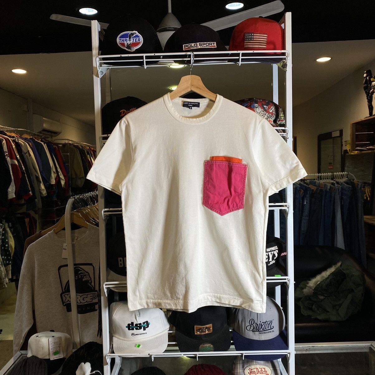 Comme des Garcons Homme Comme des Garcons Homme AD2015 Double Pocket Tee Size US S / EU 44-46 / 1 - 1 Thumbnail