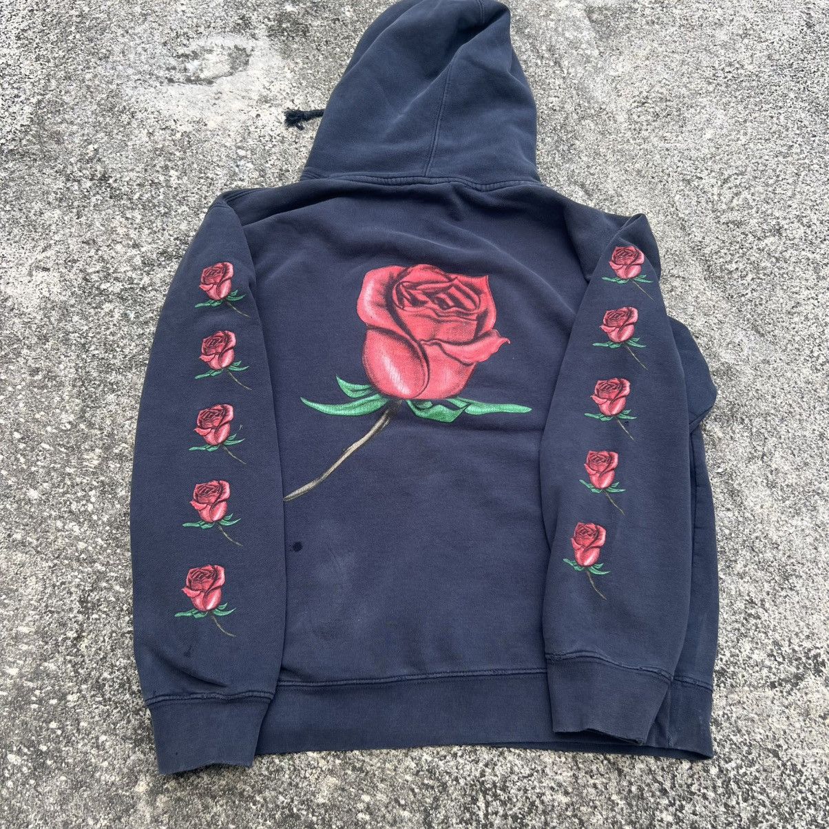 Obey “OBEY” DISTRESS ROSE PRINT HOODIE Size US M / EU 48-50 / 2 - 18 Thumbnail