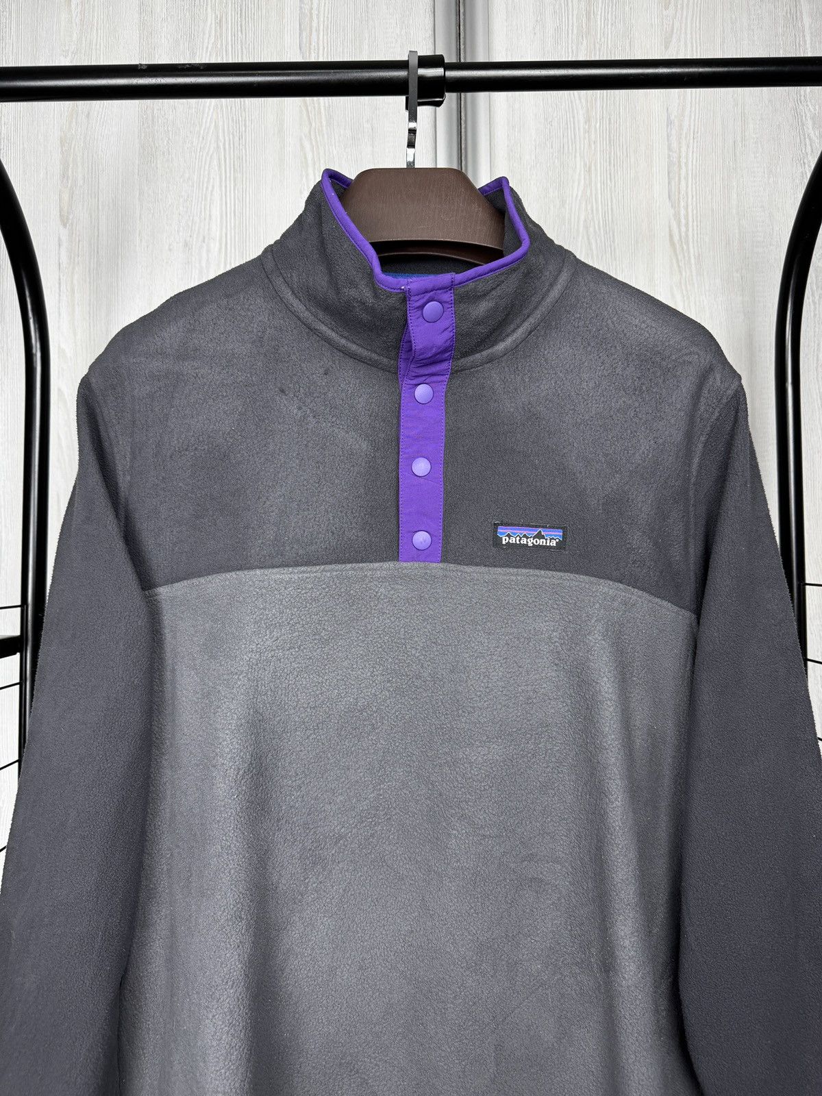 Patagonia Patagonia Micro D Snap-T Forge Grey Pullover size L Size US L / EU 52-54 / 3 - 3 Thumbnail