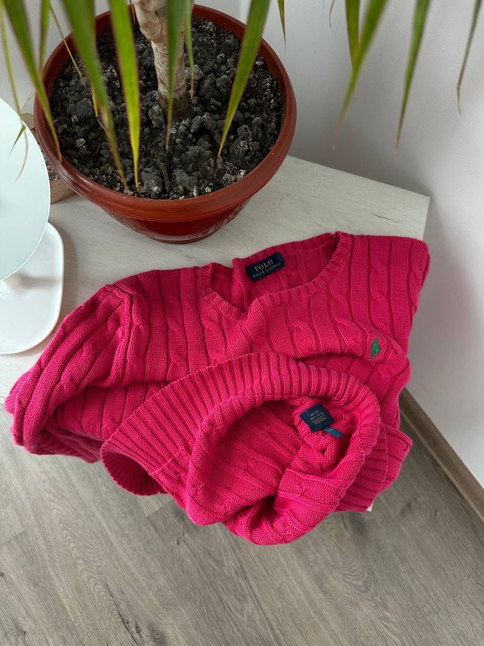 Polo Ralph Lauren × Vintage Vintage Polo Ralph Lauren Womens Pink Jumpers PRL Sweater Size S / US 4 / IT 40 - 8 Thumbnail