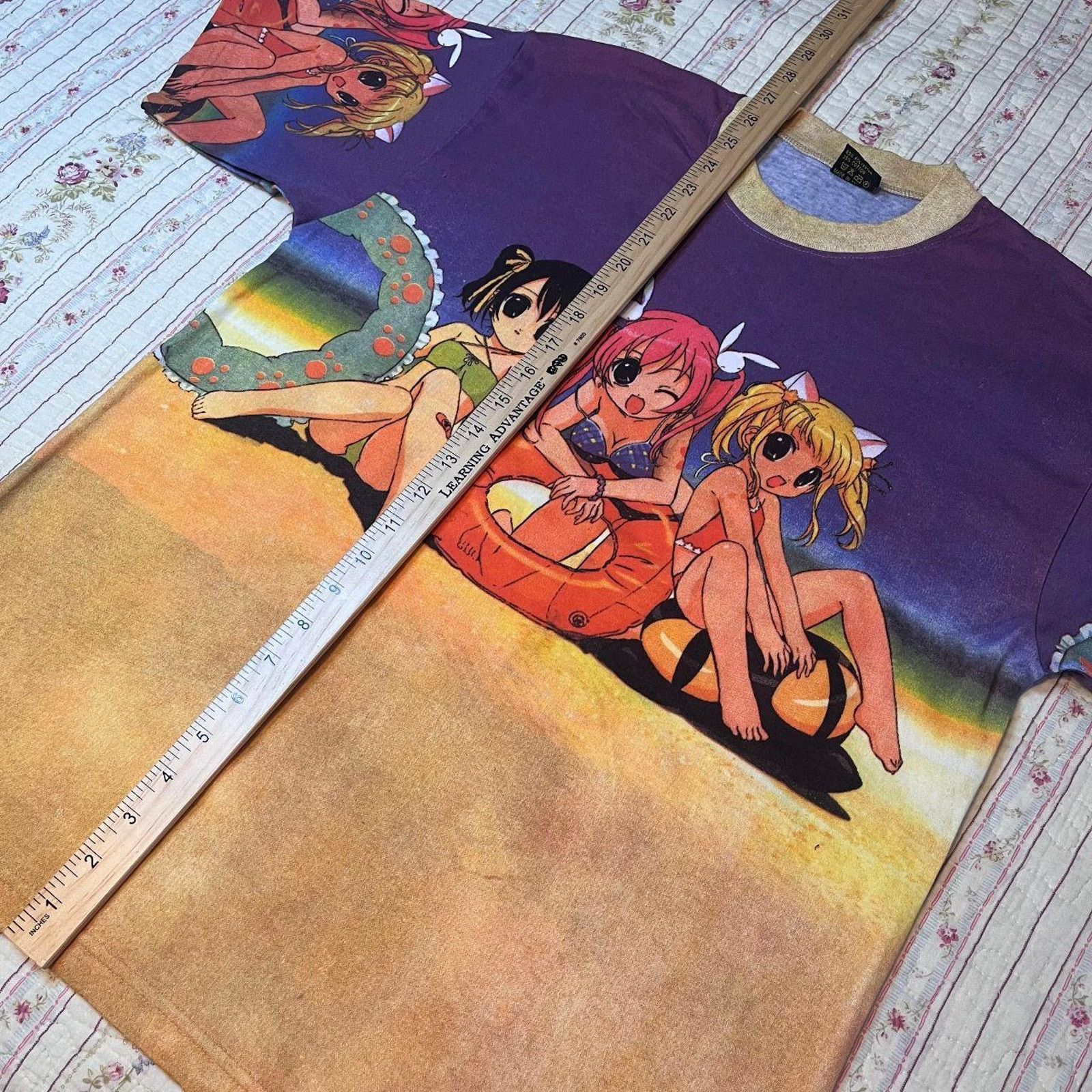 Other Vintage y2k 2000s 90s anime short sleeve shirt Size US L / EU 52-54 / 3 - 6 Thumbnail