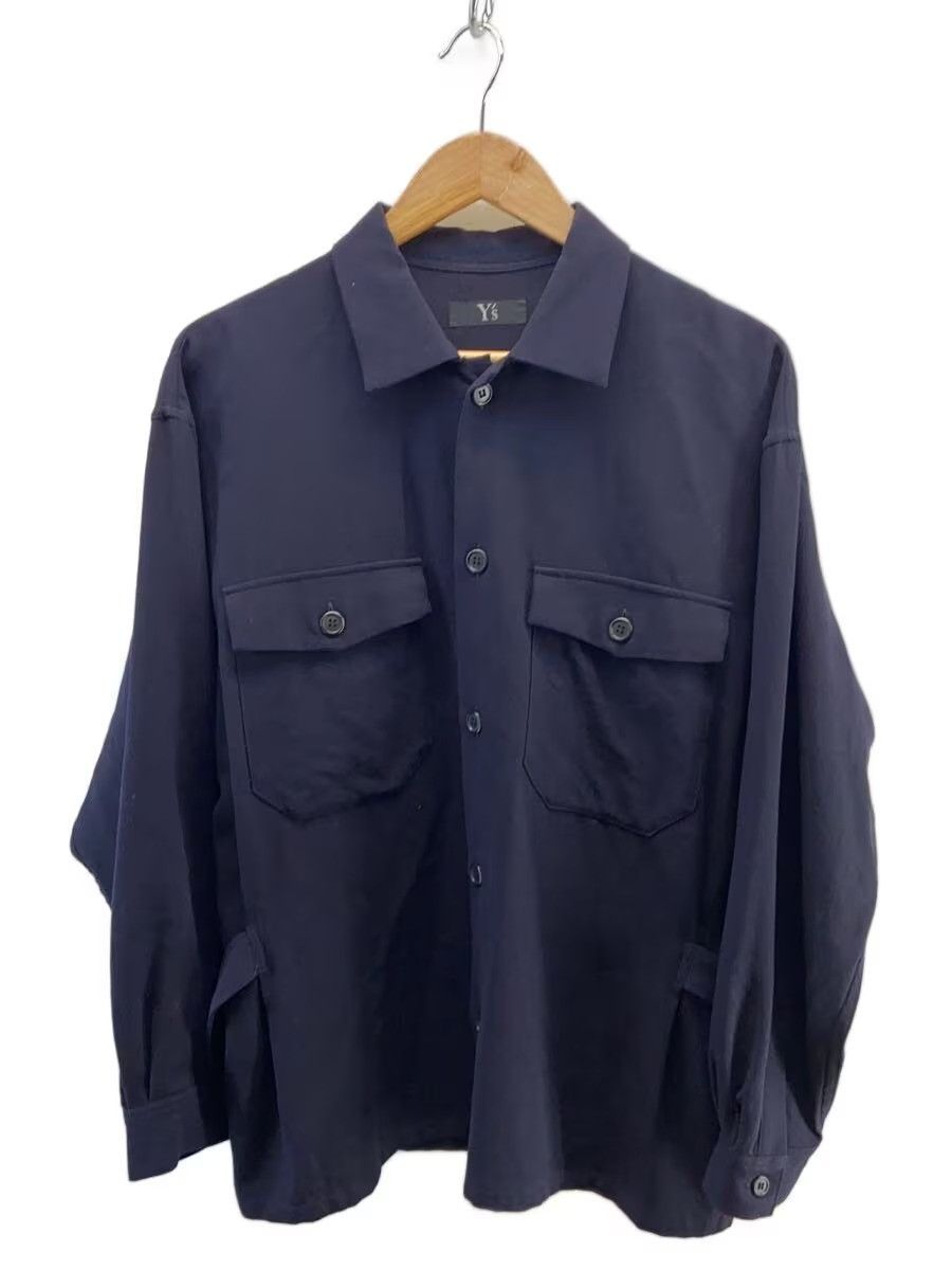 Yohji Yamamoto 90's Cargo Wool Shirt Size US L / EU 52-54 / 3 - 1 Thumbnail