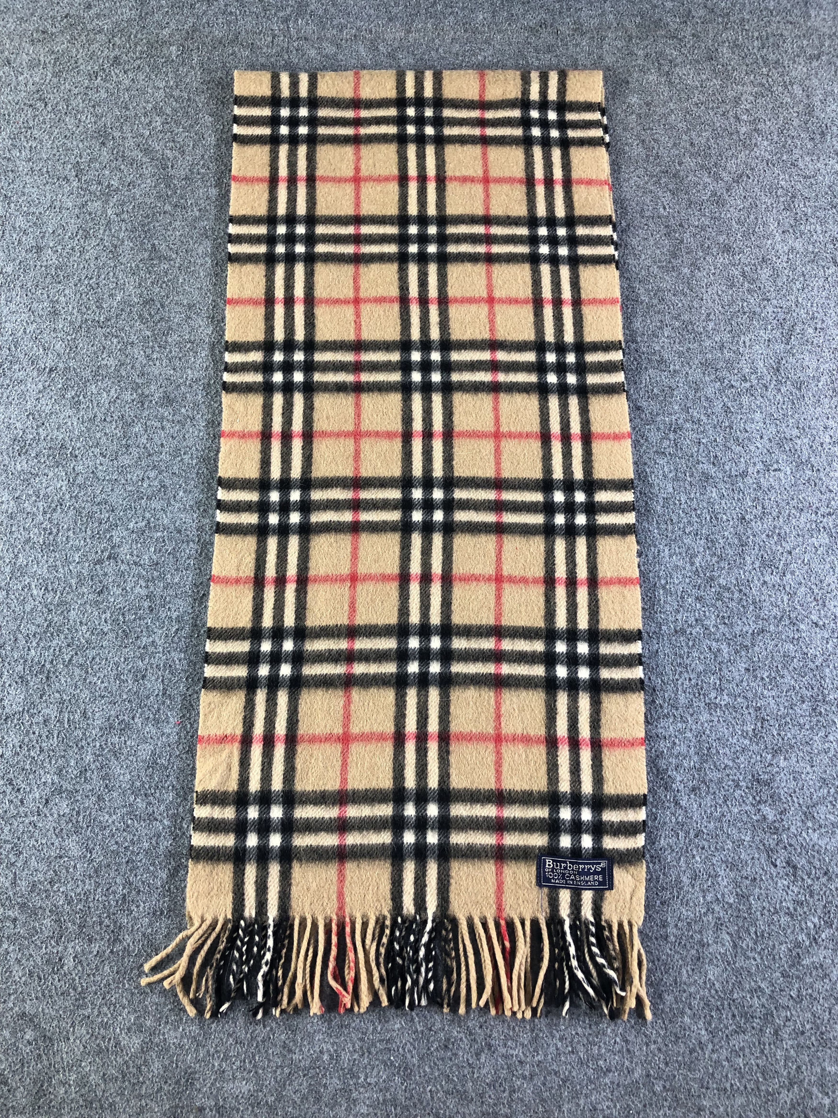 Burberry Burberry Cashmere Scarf / Muffler / Neckwear SS1437 Size ONE SIZE - 2 Thumbnail