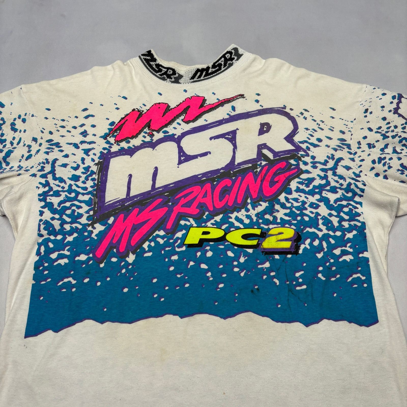 Vintage Vintage MSR Racing PC2 Motocross Jersey Shirt #74 USA XL Size US XL / EU 56 / 4 - 3 Thumbnail