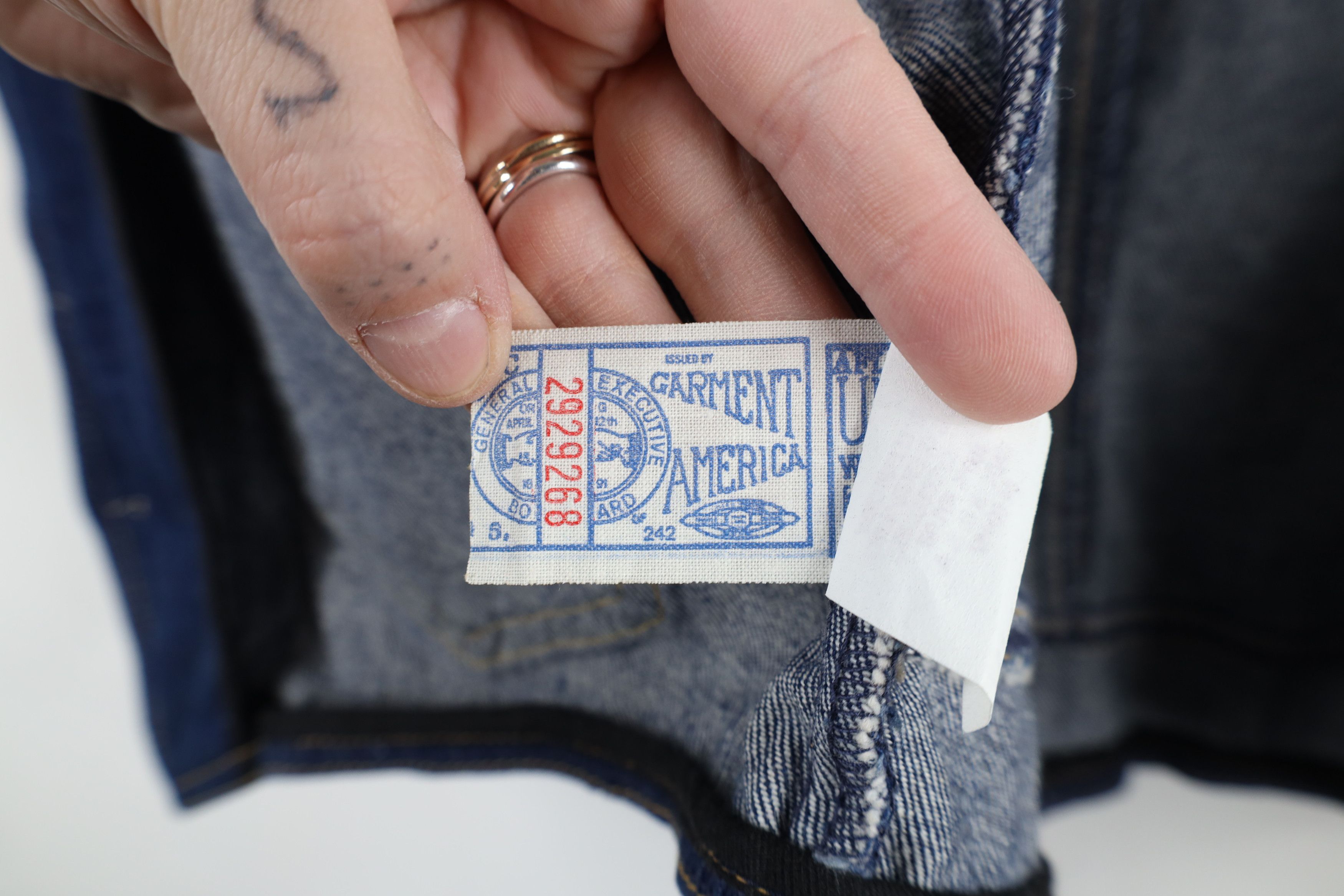 Lee × Vintage Vintage 60s 70s Lee Cowboy Denim Jean Vest Jacket Blue USA Size US L / EU 52-54 / 3 - 11 Thumbnail