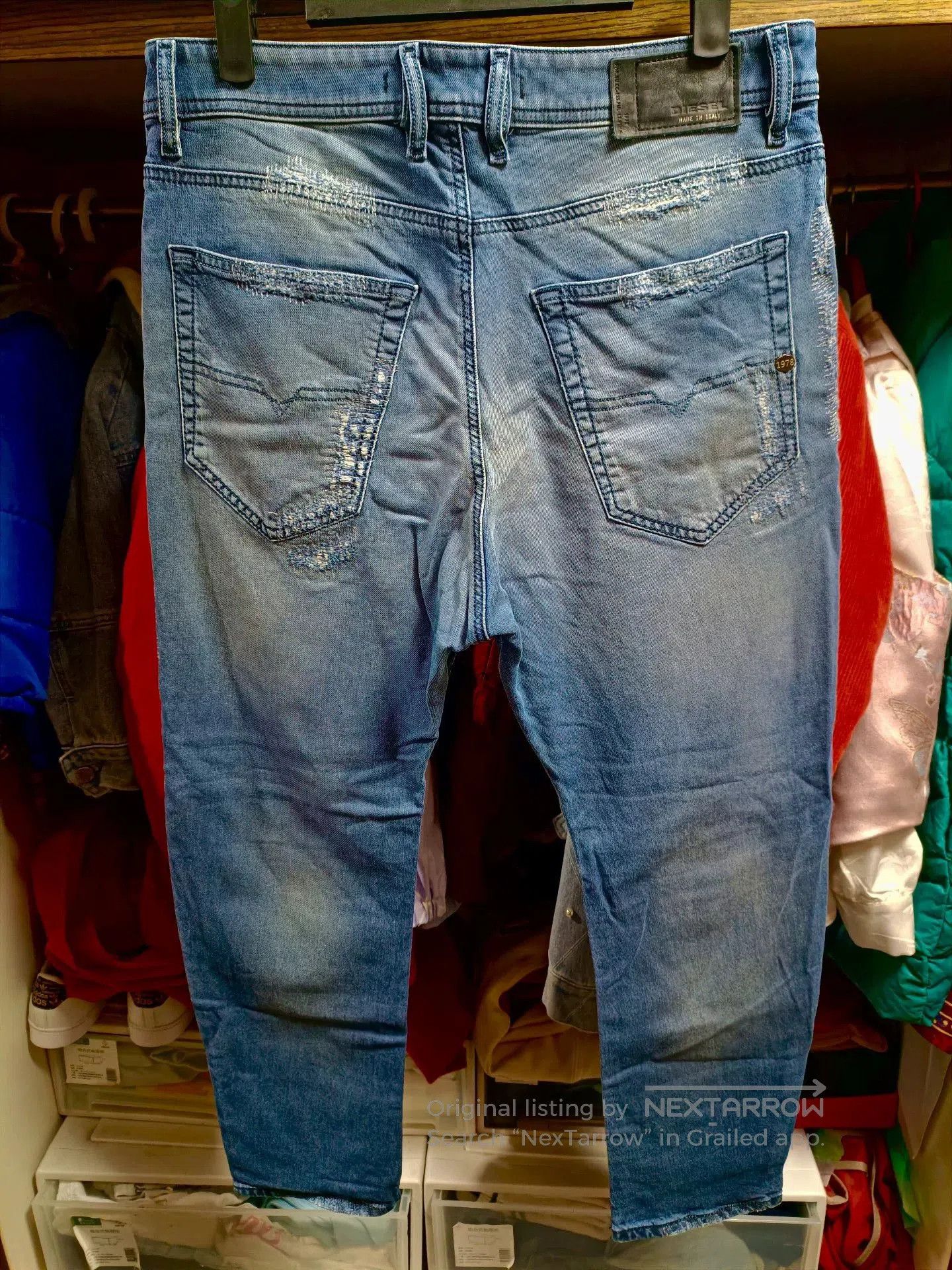 Diesel Diesel Narrot 672L Jeans. Size US 30 / EU 46 - 2 Thumbnail