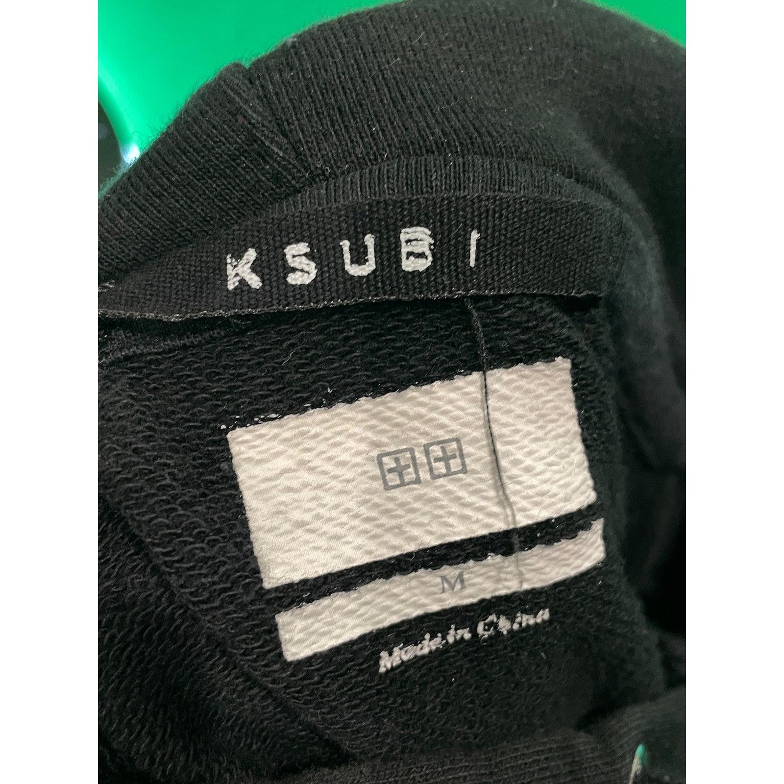 Ksubi Ksubi Rhinestone Logo Black Hoodie Size US L / EU 52-54 / 3 - 6 Thumbnail