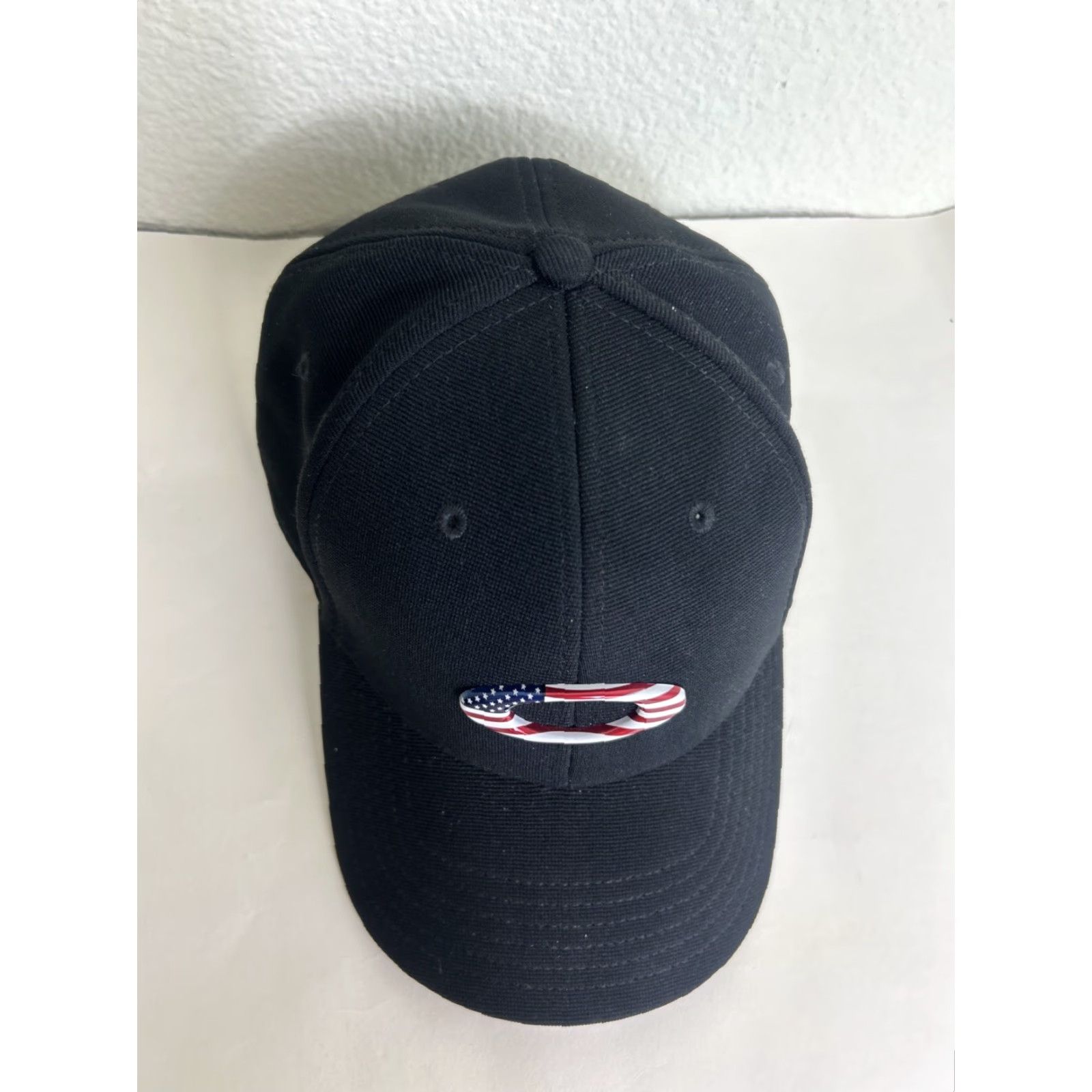 Oakley Oakley Cap Men's Blue Stretch L/XL USA American Flag Ellipse Logo 911797 Tincan Size ONE SIZE - 4 Thumbnail