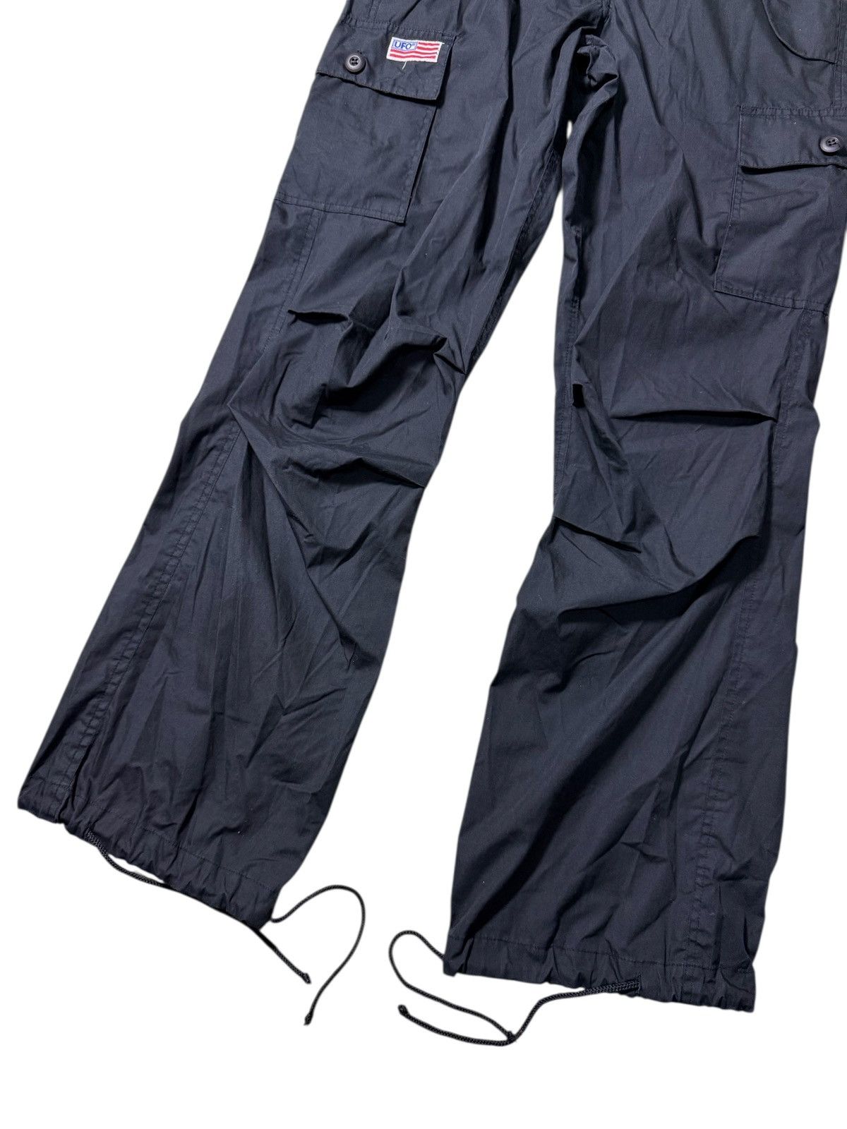 Vintage Vintage UFO Black Tactical Cargo Pants Multi-Pocket Size US 32 / EU 48 - 3 Thumbnail