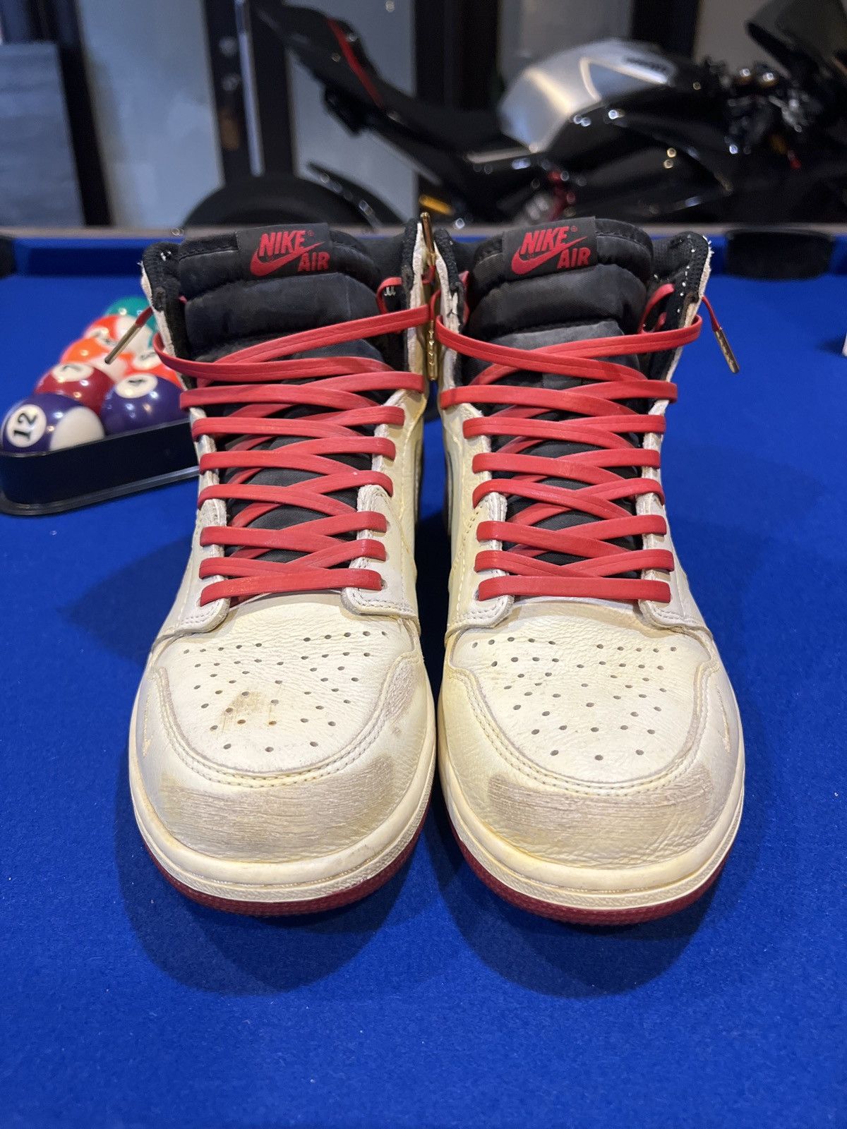 Jordan Brand × Nike Jordan 1 Hi NRG ‘Nigel Sylvester’ Size US 11.5 / EU 44-45 - 4 Thumbnail