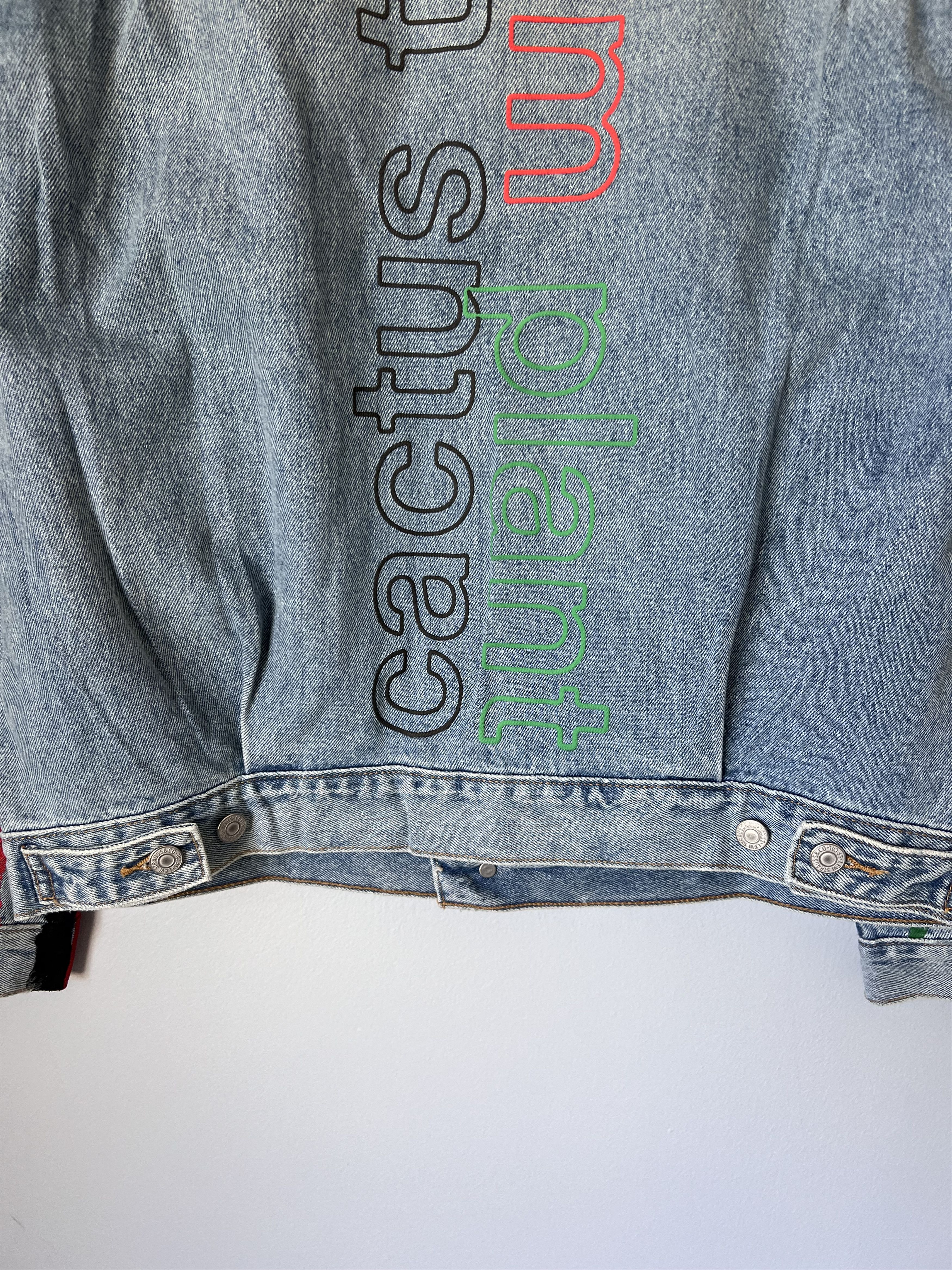 Cactus Plant Flea Market × DENIM TEARS × Levi's Denim Tears CPFM Levi's 4th of July Denim Jacket Size US XL / EU 56 / 4 - 8 Thumbnail