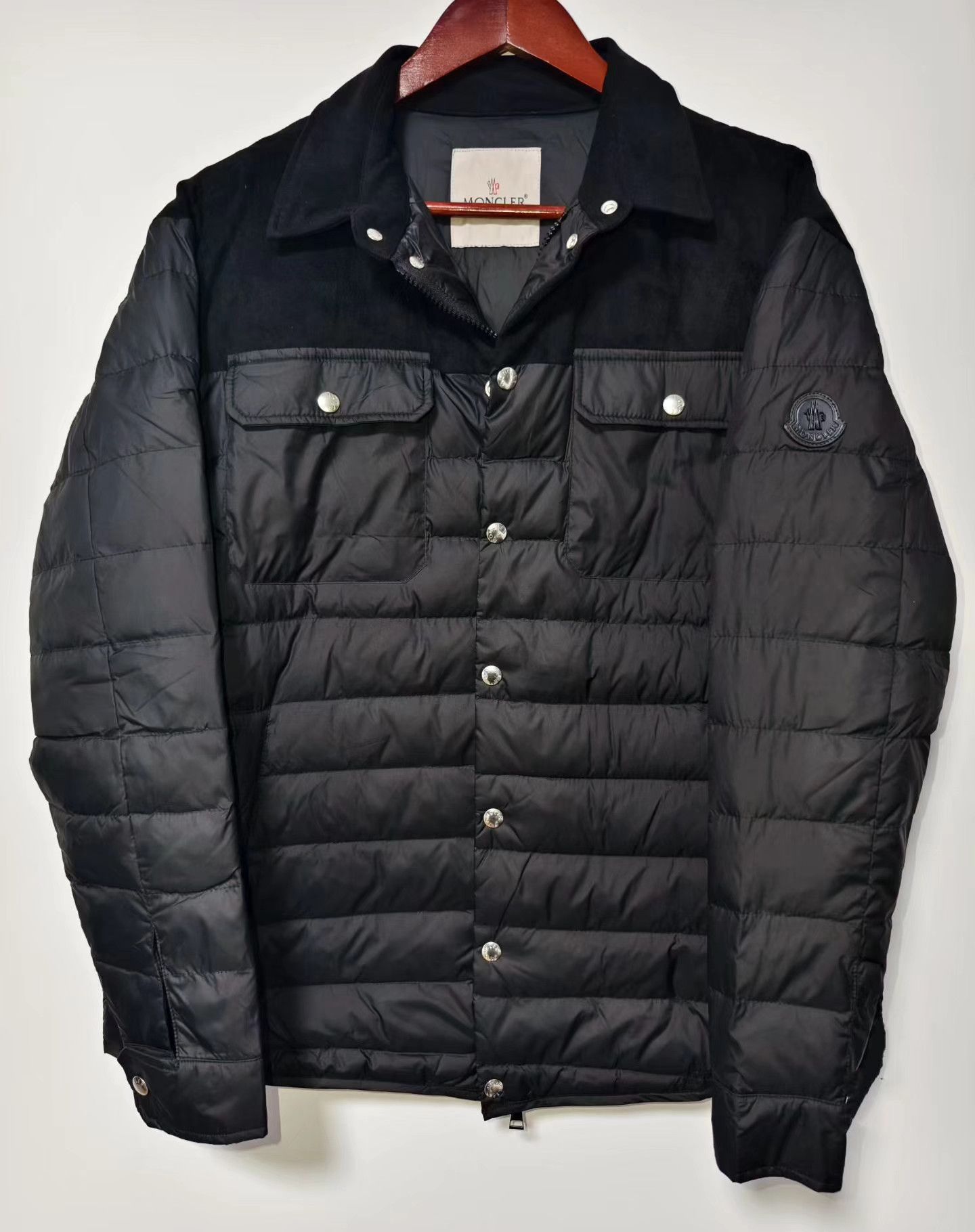Moncler Moncler lightweight suede down jacket Size US M / EU 48-50 / 2 - 1 Thumbnail