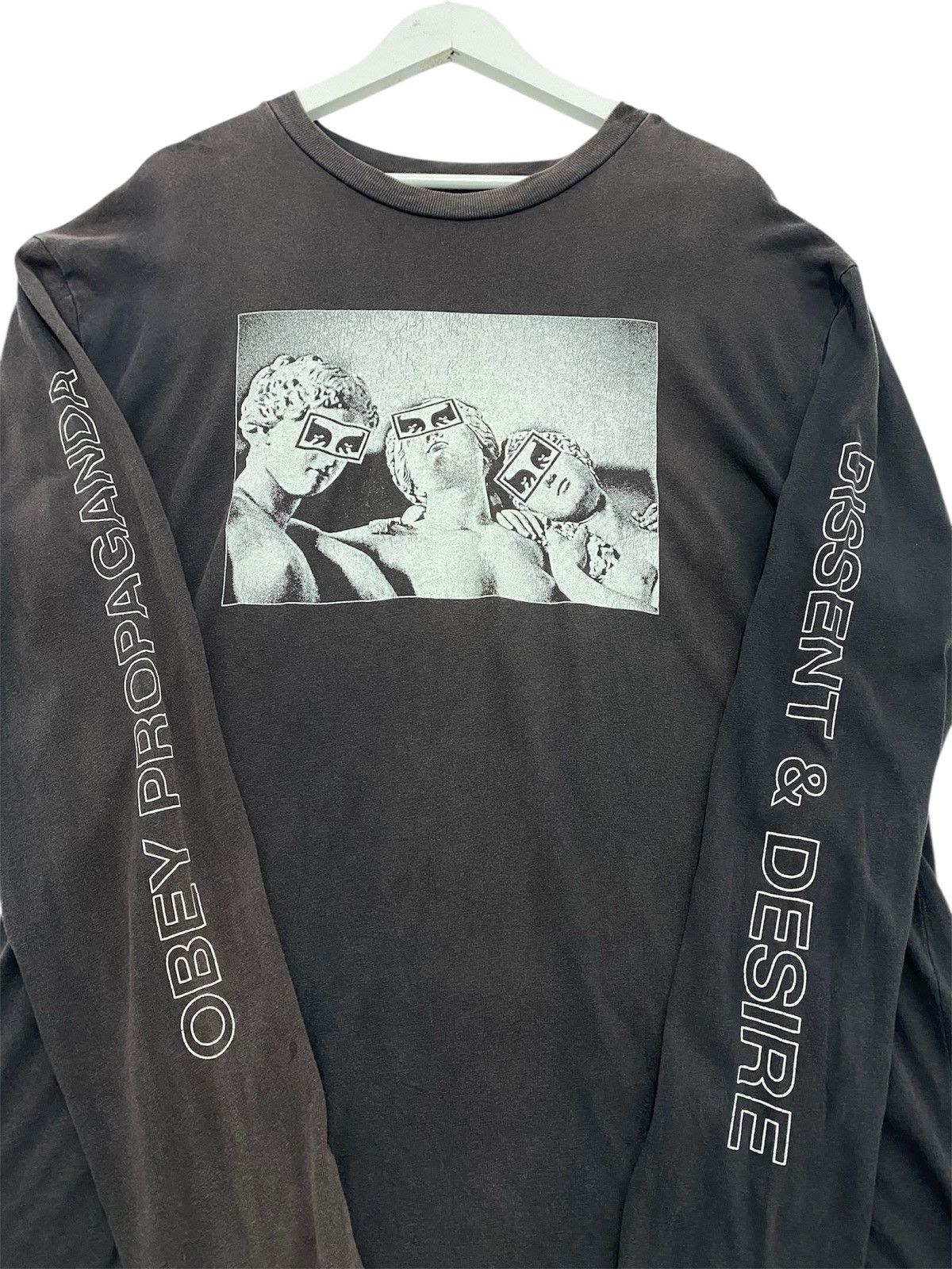 Obey Obey Propaganda Long Sleeve Tshirts Size US L / EU 52-54 / 3 - 3 Thumbnail