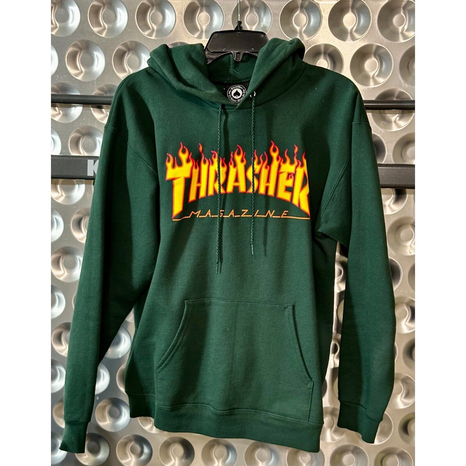 Thrasher Green Hoodie | Grailed