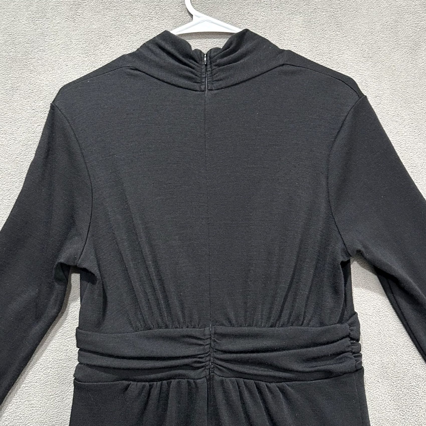 Banana Republic Vintage Banana Republic Sheath Dress - Womens 6 Black Wool Knit - Knee Length Size M / US 6-8 / IT 42-44 - 4 Thumbnail