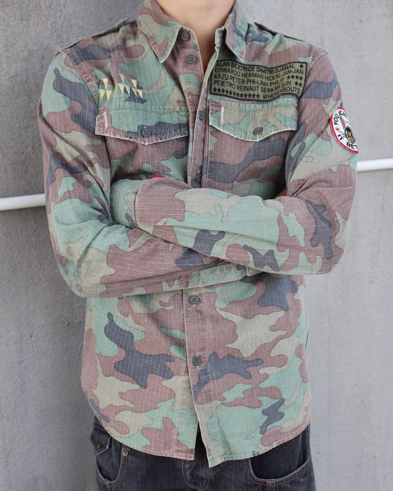 14th Addiction × If Six Was Nine × KMRii 2000S WHEREABOUTS CAMO I AM ALWAYS MISSING QUEEN JACKET Size US L / EU 52-54 / 3 - 5 Thumbnail