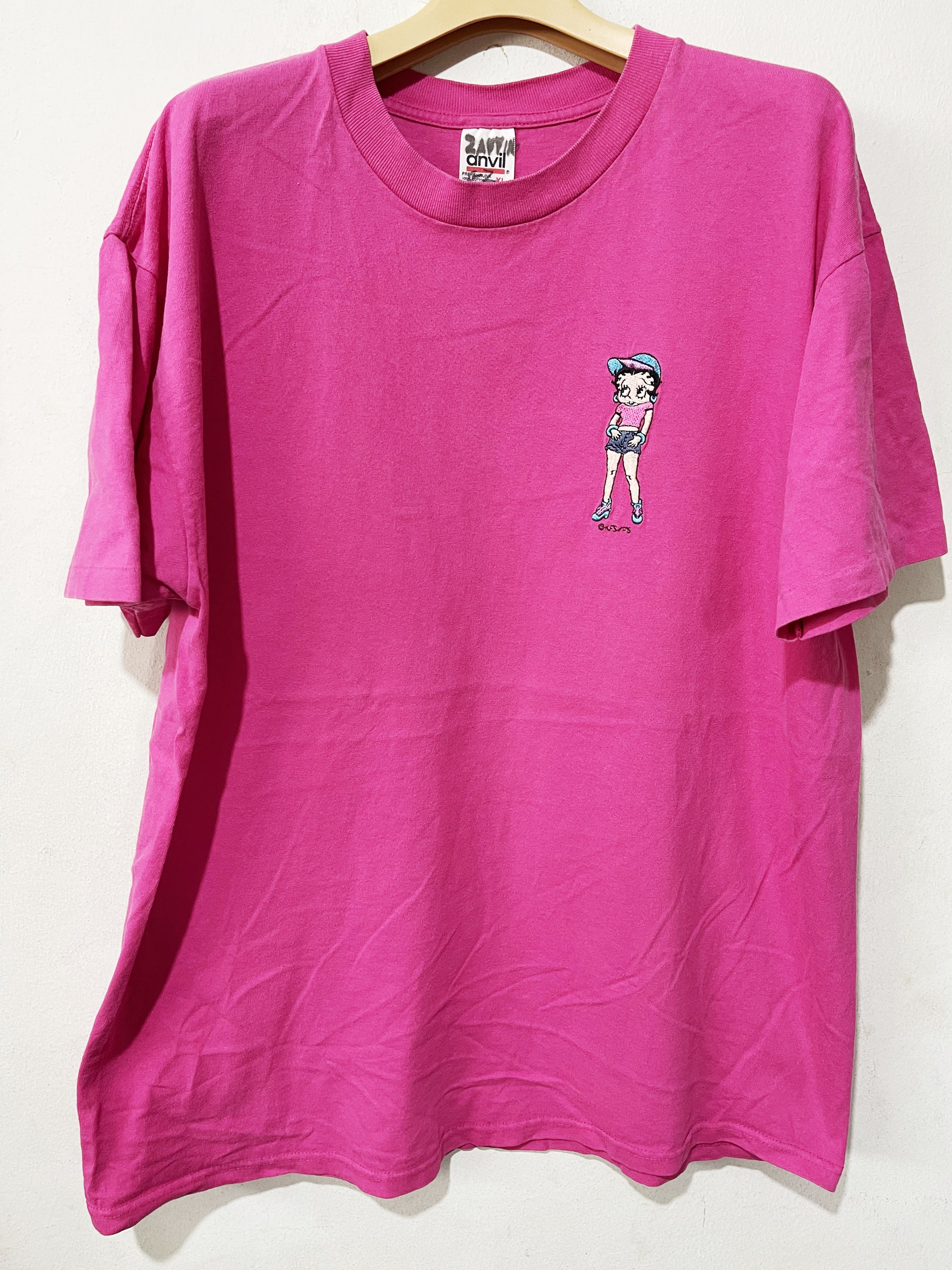 Cartoon Network × Vintage Vintage 90s Betty Boop Shirt Size US XL / EU 56 / 4 - 1 Thumbnail