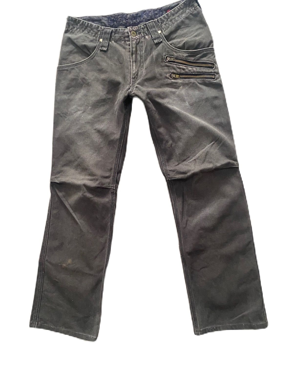 Japanese Brand JAPANESE BRAND BACK NUMBER DUCK CANVAS PANTS WORK WEAR STYLE Size US 30 / EU 46 - 3 Thumbnail