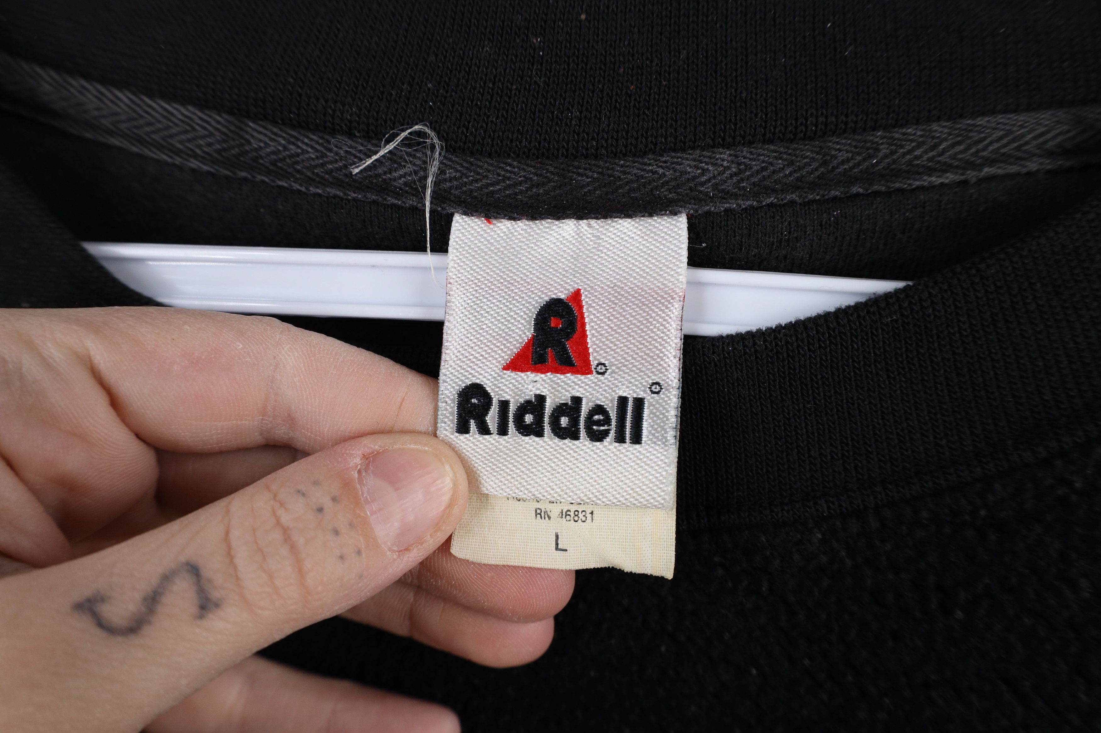 Riddell × Vintage Vintage 90s Riddell Saints Football Fleece Sweatshirt Size US L / EU 52-54 / 3 - 6 Thumbnail
