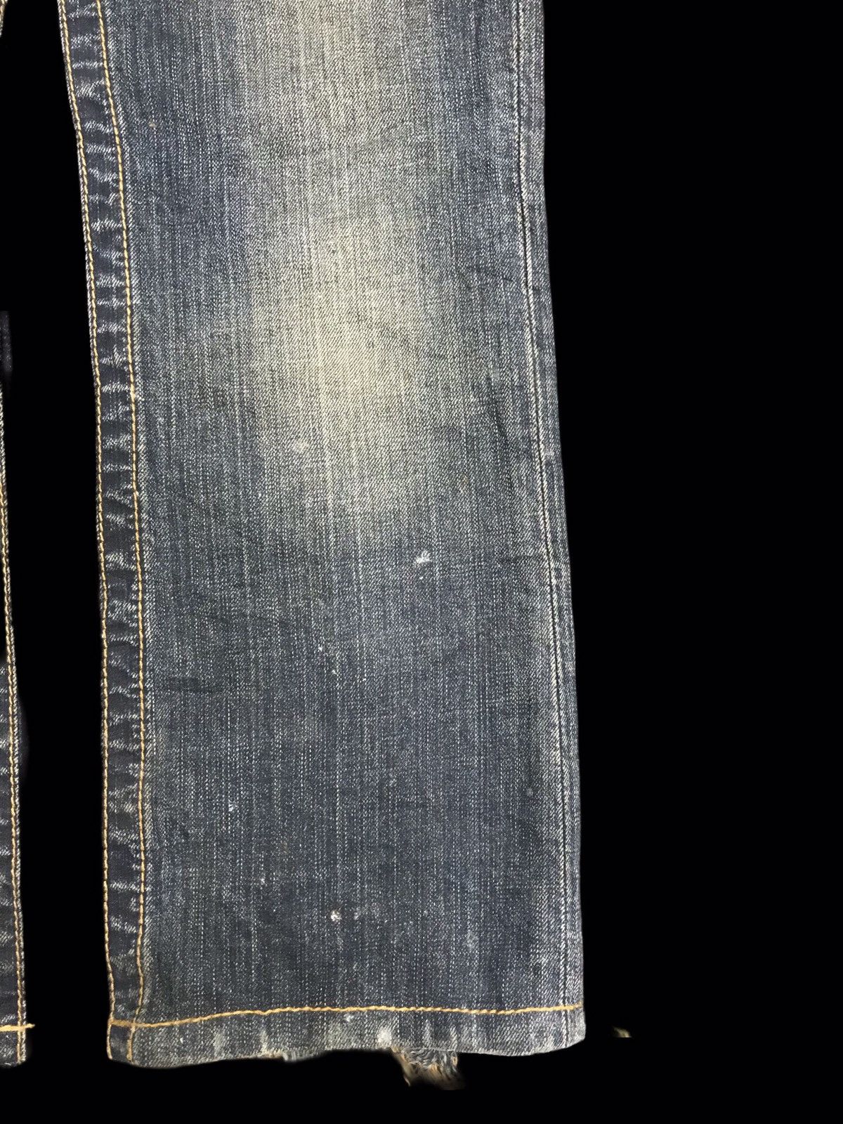 Seditionaries 💥90s Style💥Stitch Rusty Wash Distressed Denim F126 Size US 31 - 7 Thumbnail