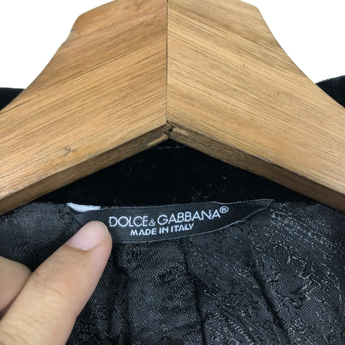 Dolce & Gabbana 🔥VINTAGE SUITE COATS JACKET DOLCE & GABBANA ITALY RICH BLACK Size US M / EU 48-50 / 2 - 20 Thumbnail