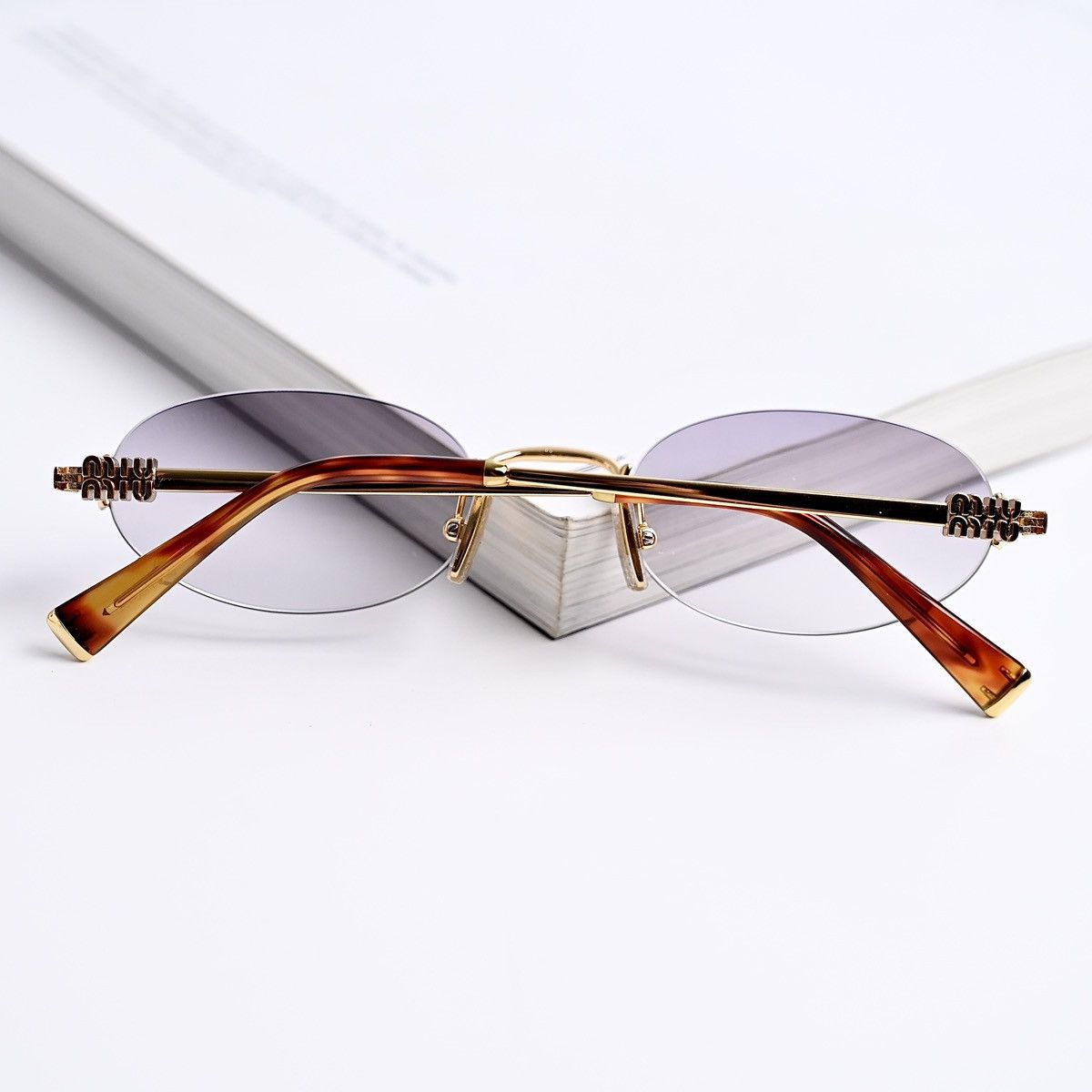 Miu Miu MIU MIU 0MU A54S 5AK04O SUNGLASSES Size ONE SIZE - 10 Thumbnail